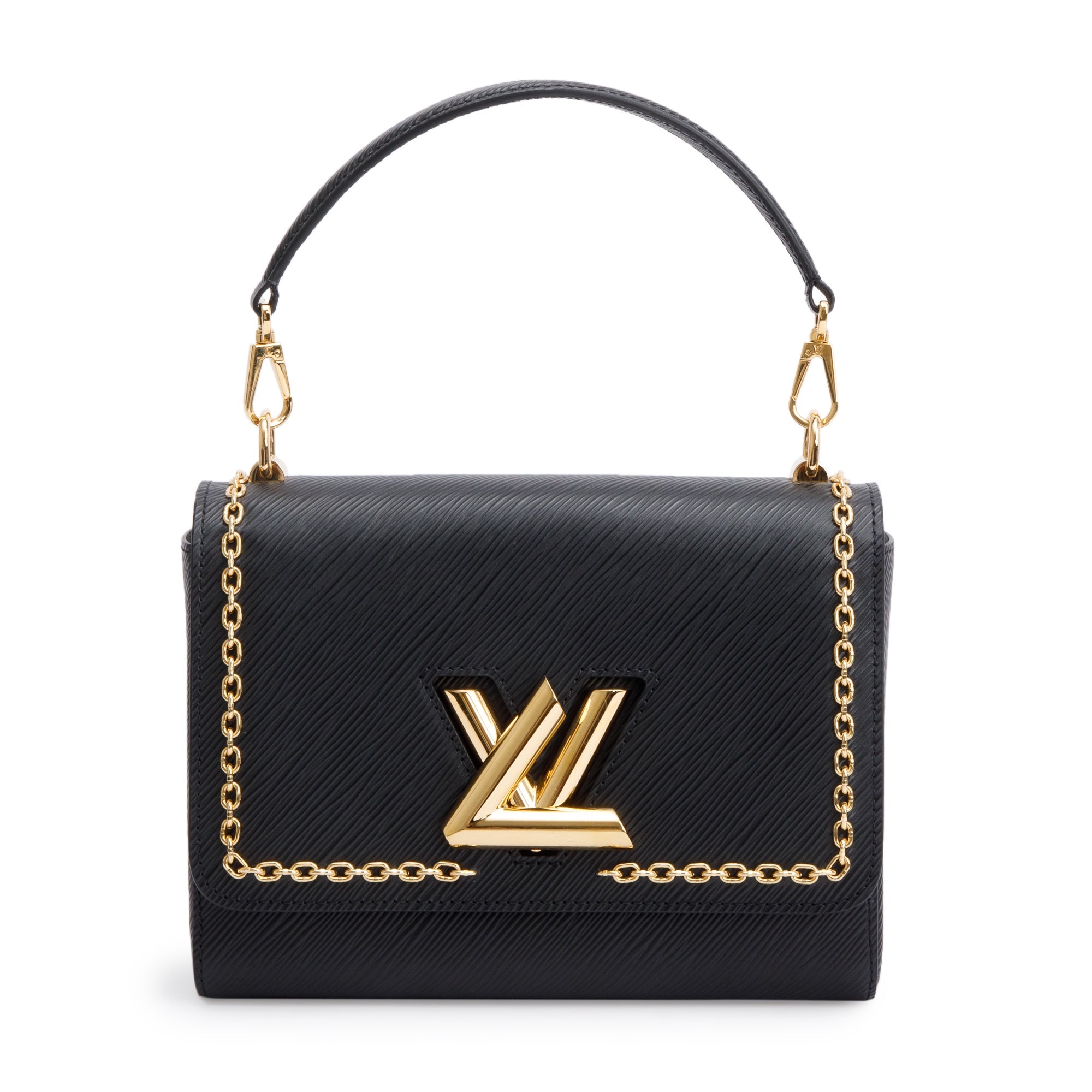 Louis Vuitton 2020 Black Epi Leather Twist MM Bag