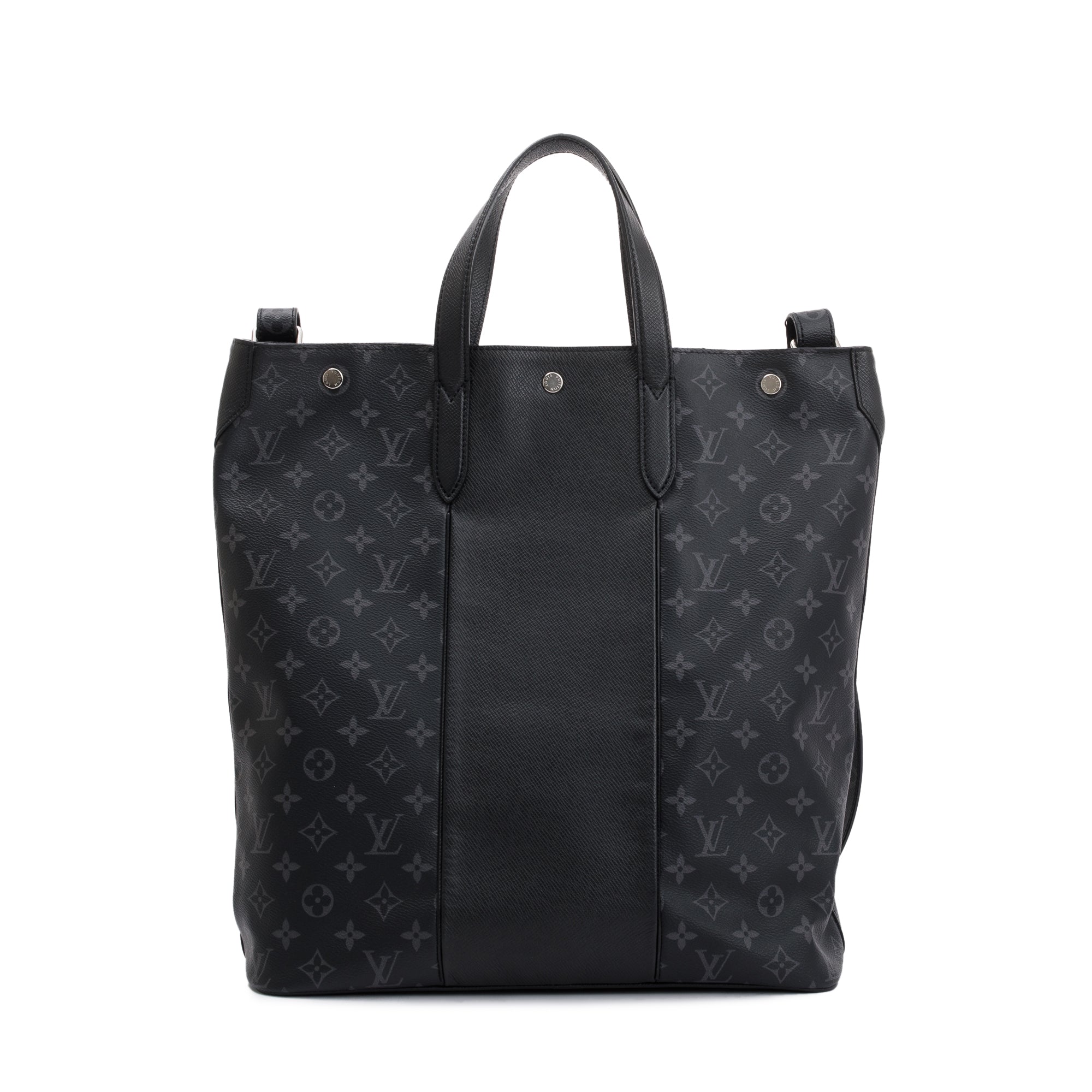 Louis Vuitton 2020 Black Monogram Taigarama City Tote w/ Strap