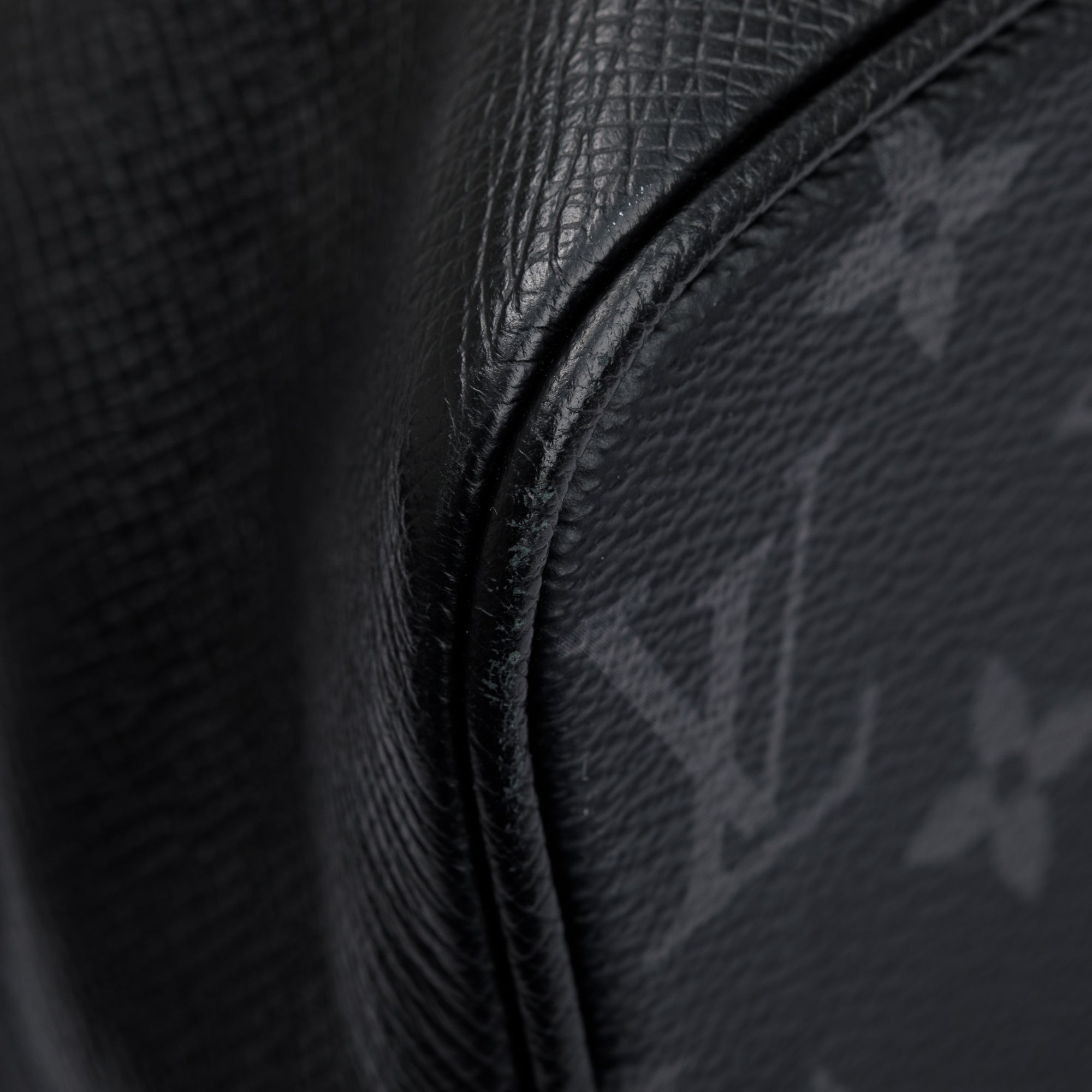 Louis Vuitton 2020 Black Monogram Taigarama City Tote w/ Strap