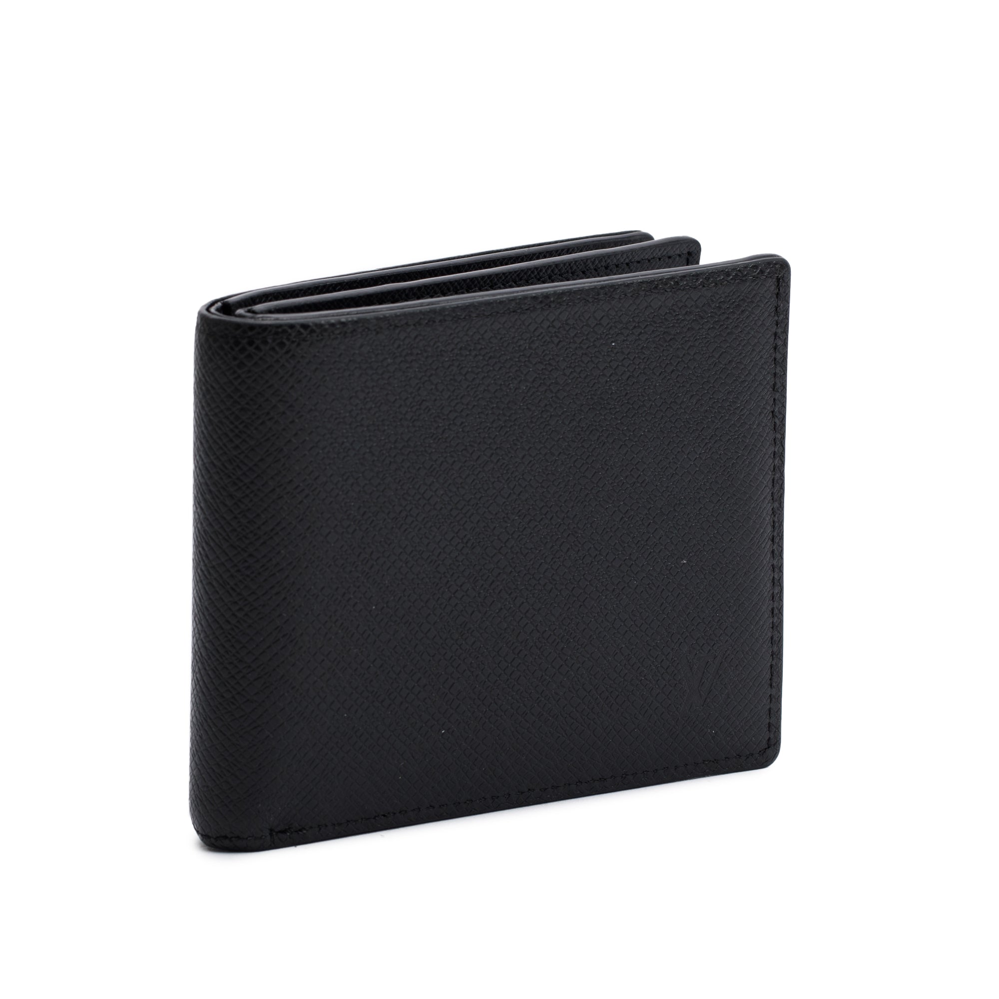 Louis Vuitton 2020 Black Taiga Leather Amerigo Wallet