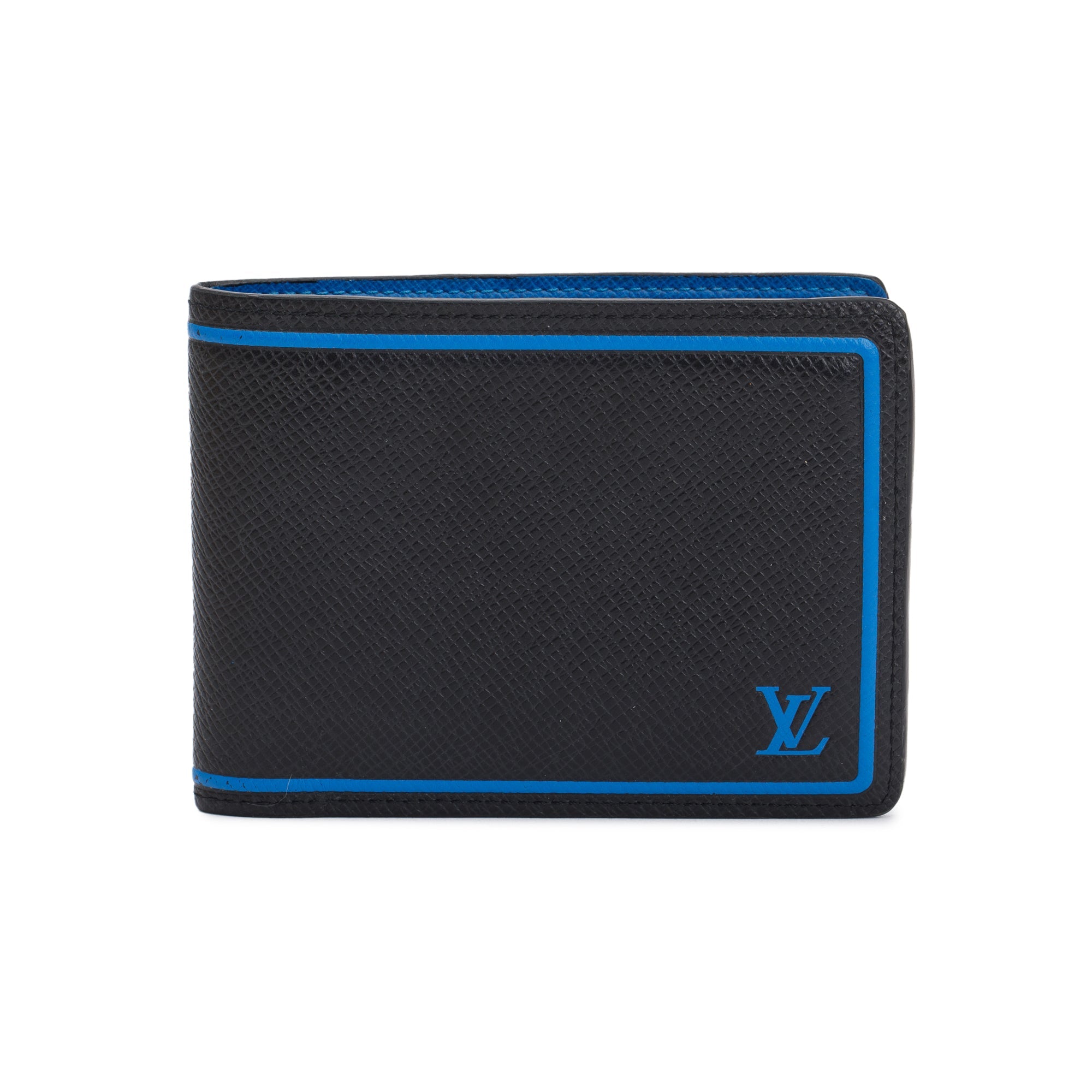 Louis Vuitton 2020 Black Taiga Leather Multiple Wallet