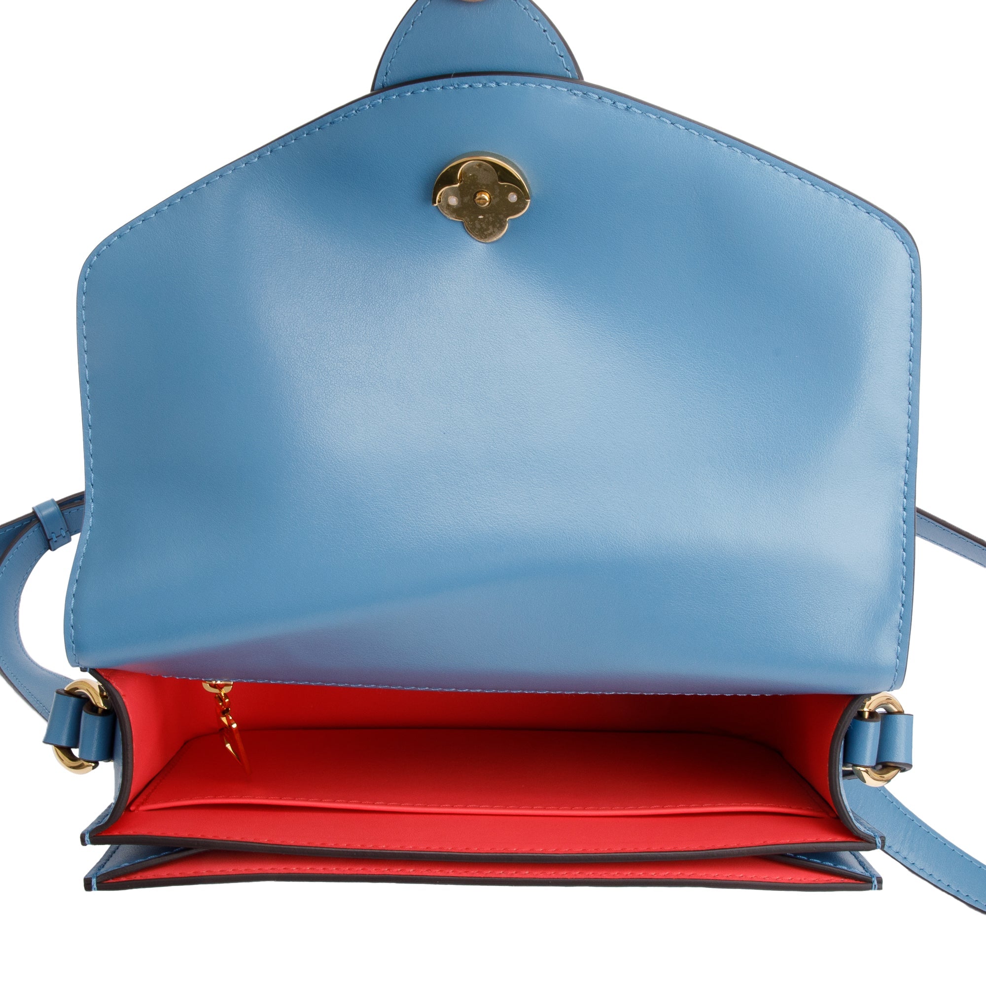 Louis Vuitton 2020 Blue Calfskin Leather LV Pont 9