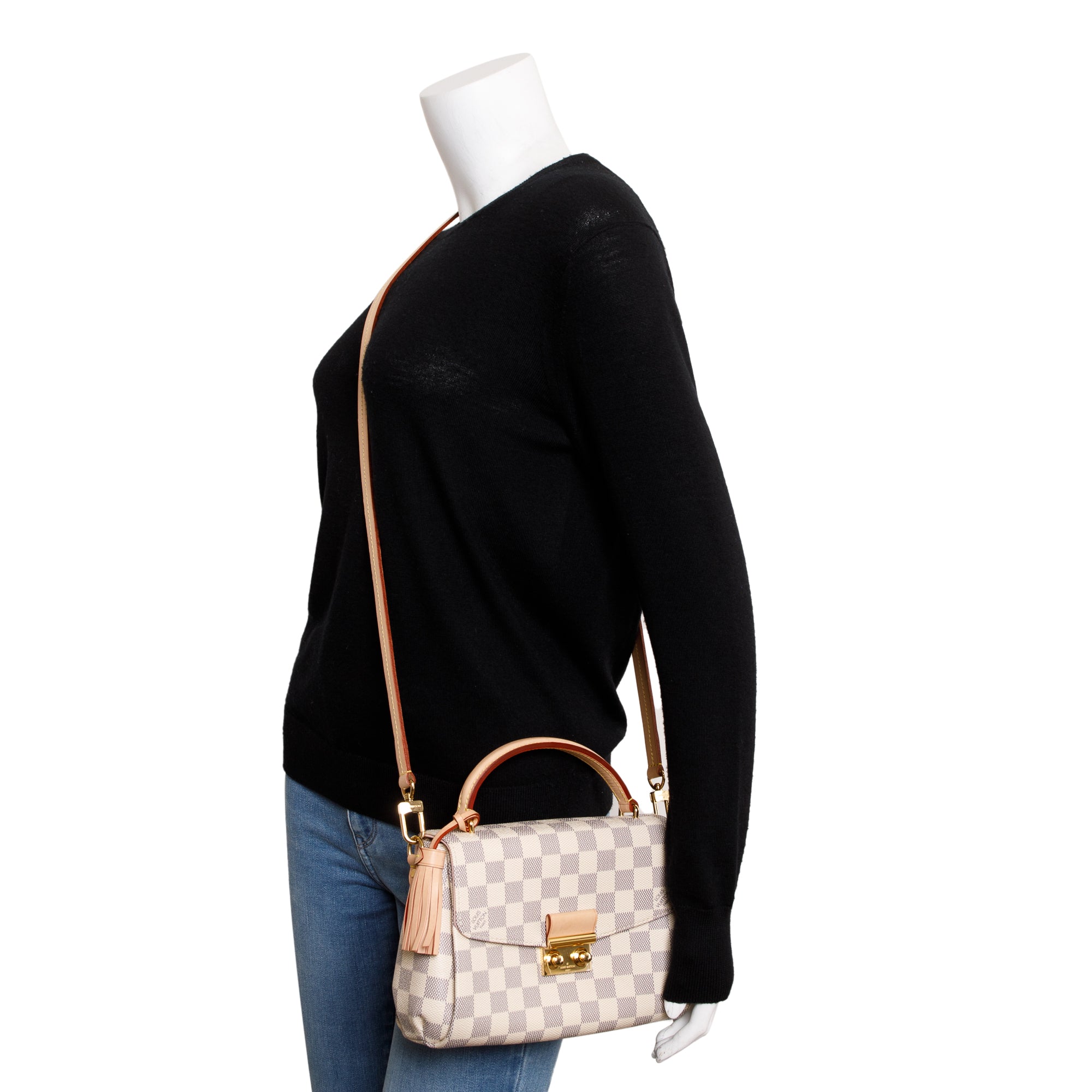 Louis Vuitton 2020 Damier Azur Croisette w/ Box & Receipt