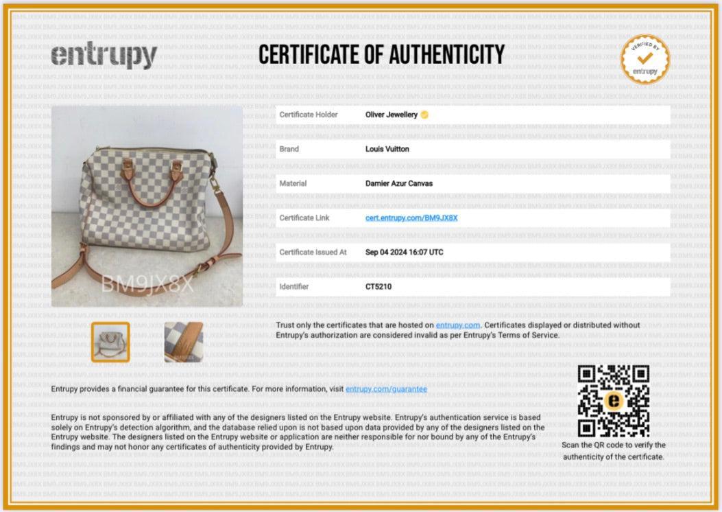 Louis Vuitton 2020 Damier Azur Speedy Bandouliere 30