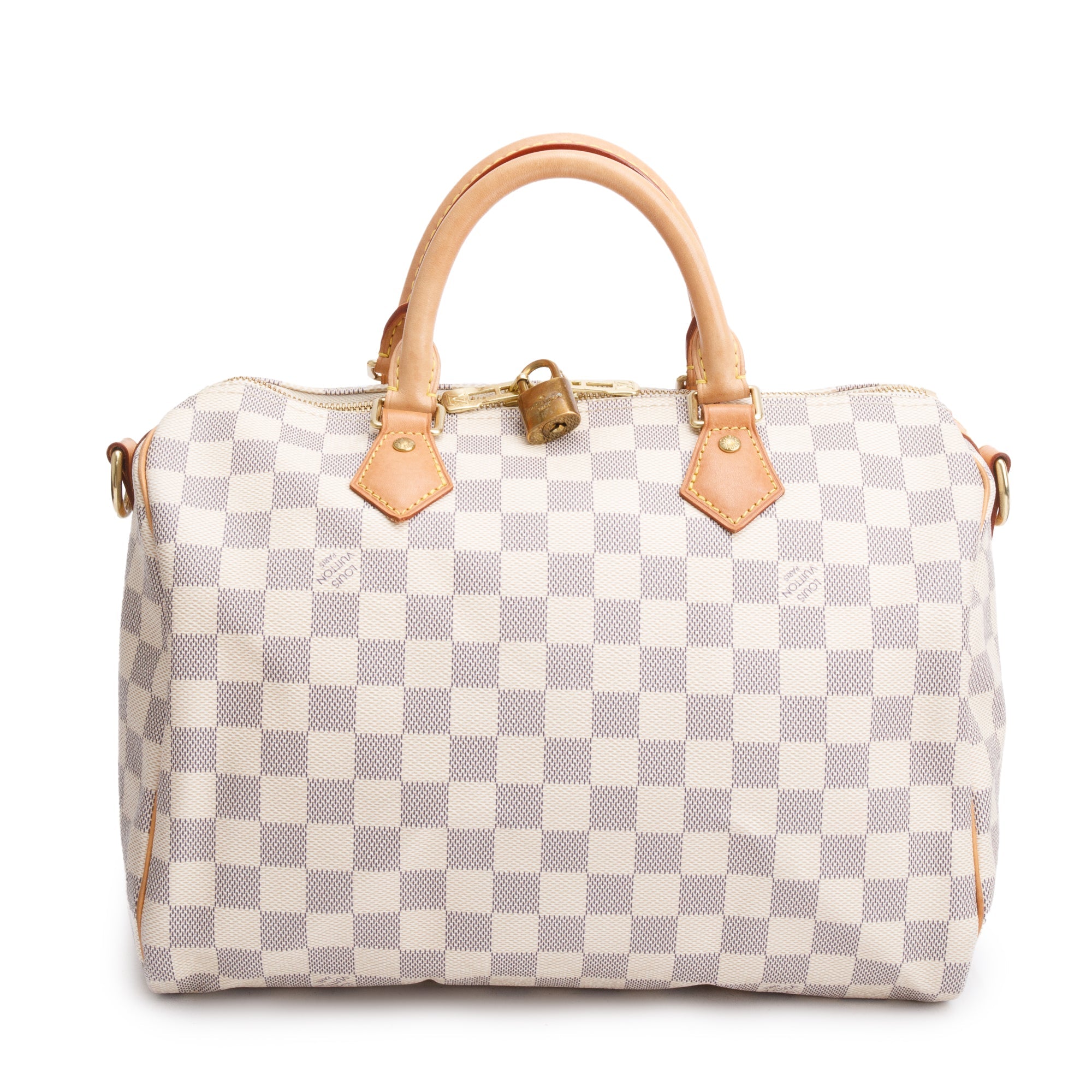 Louis Vuitton 2020 Damier Azur Speedy Bandouliere 30