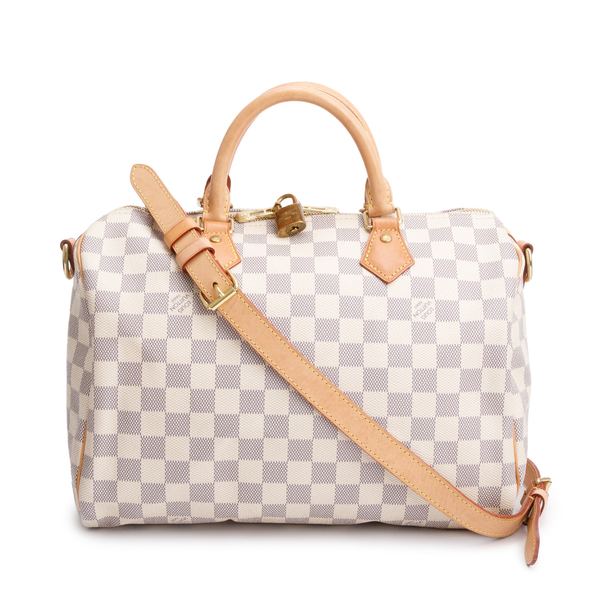 Louis Vuitton 2020 Damier Azur Speedy Bandouliere 30