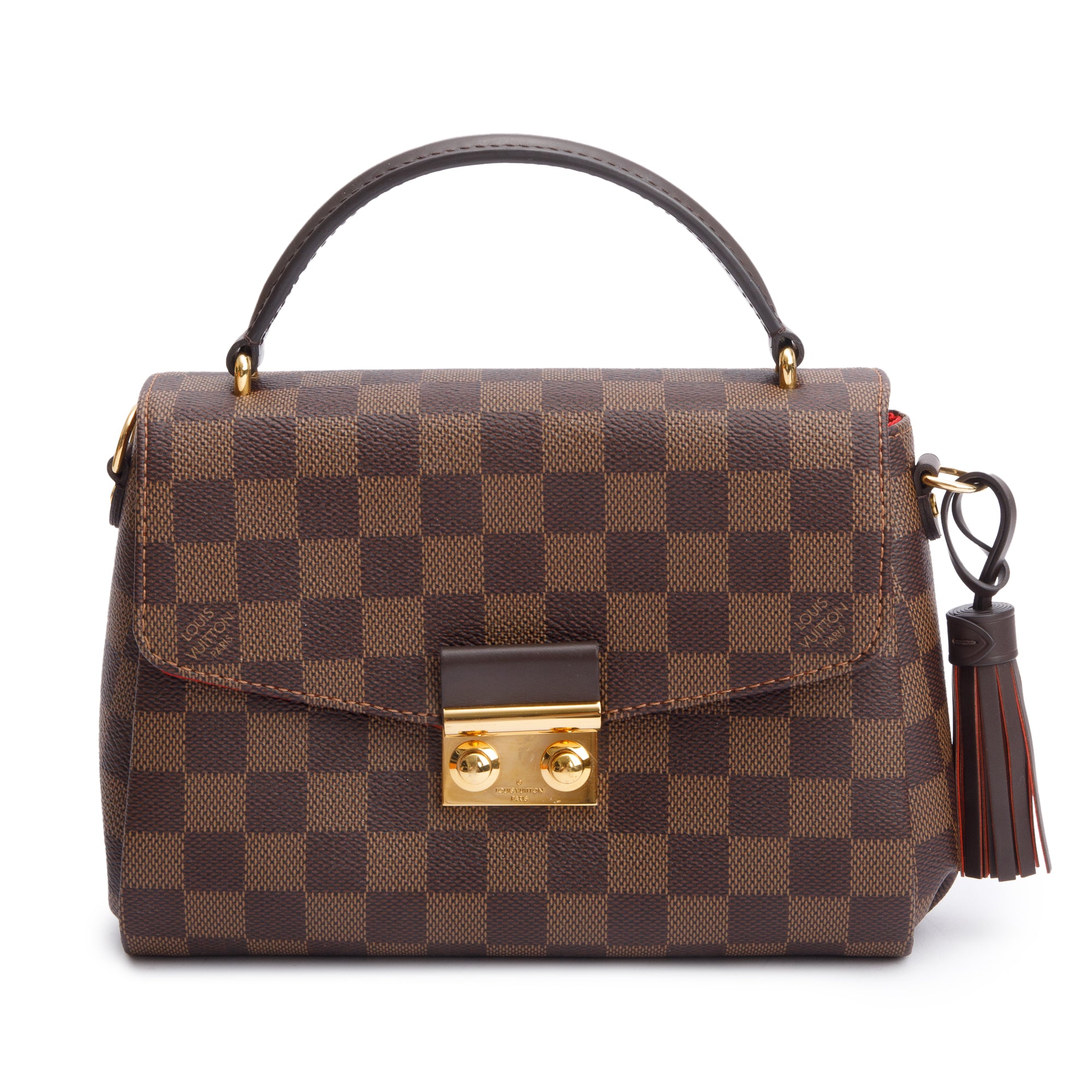 Louis Vuitton 2020 Damier Ebene Croisette w/ Box