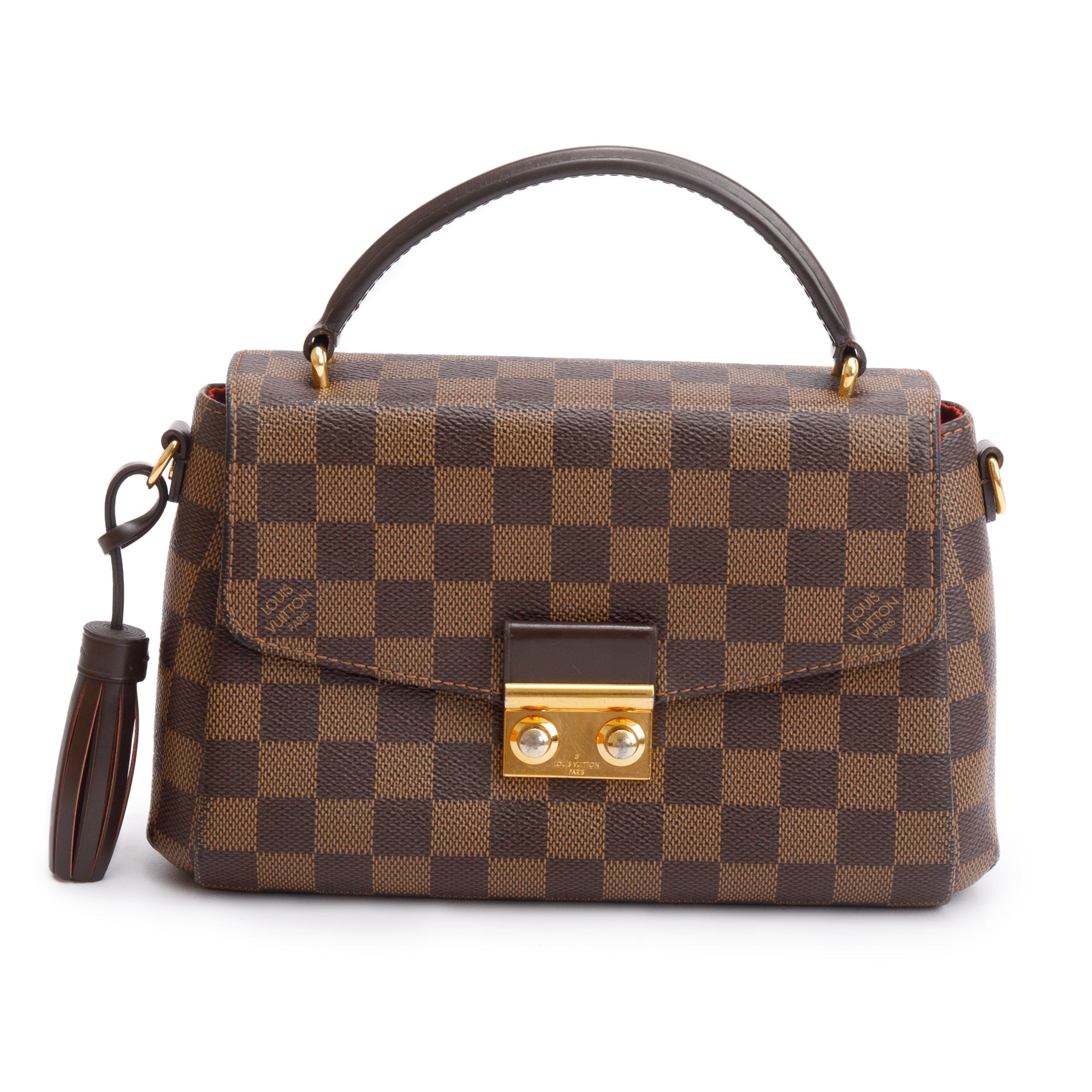 Louis Vuitton 2020 Damier Ebene Croisette w/ Box
