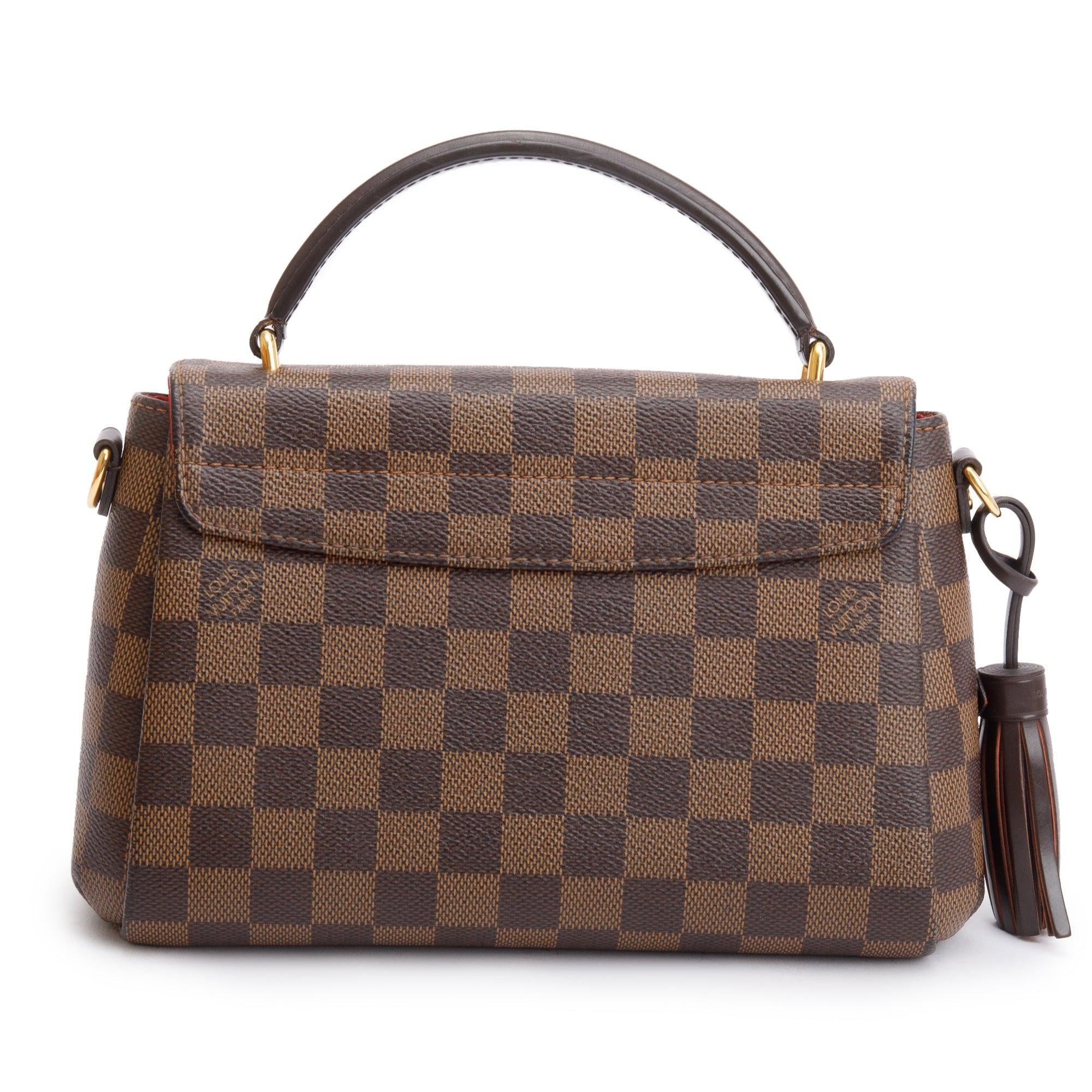Louis Vuitton 2020 Damier Ebene Croisette w/ Box