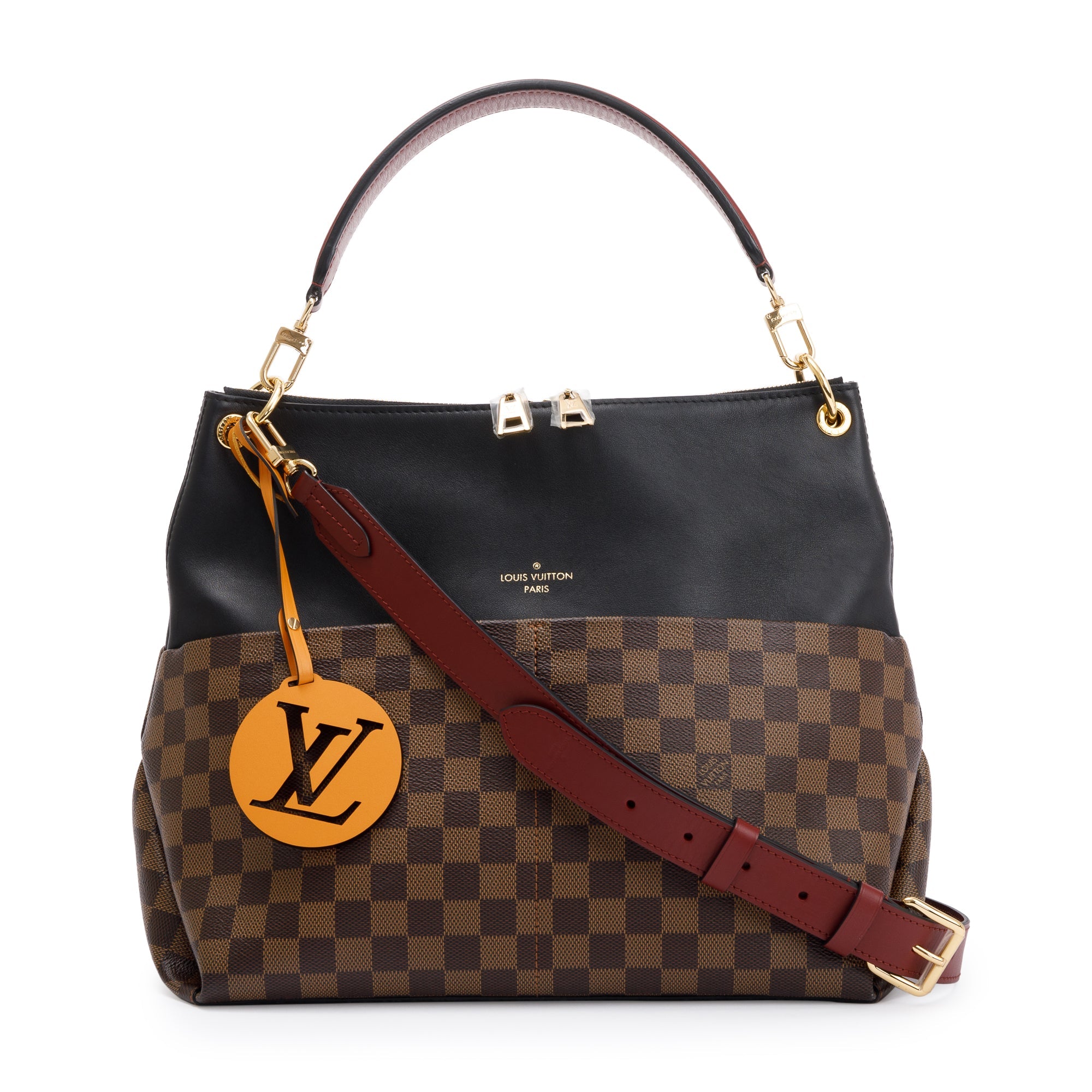 Louis Vuitton 2020 Damier Ebene Maida Hobo w/ Strap