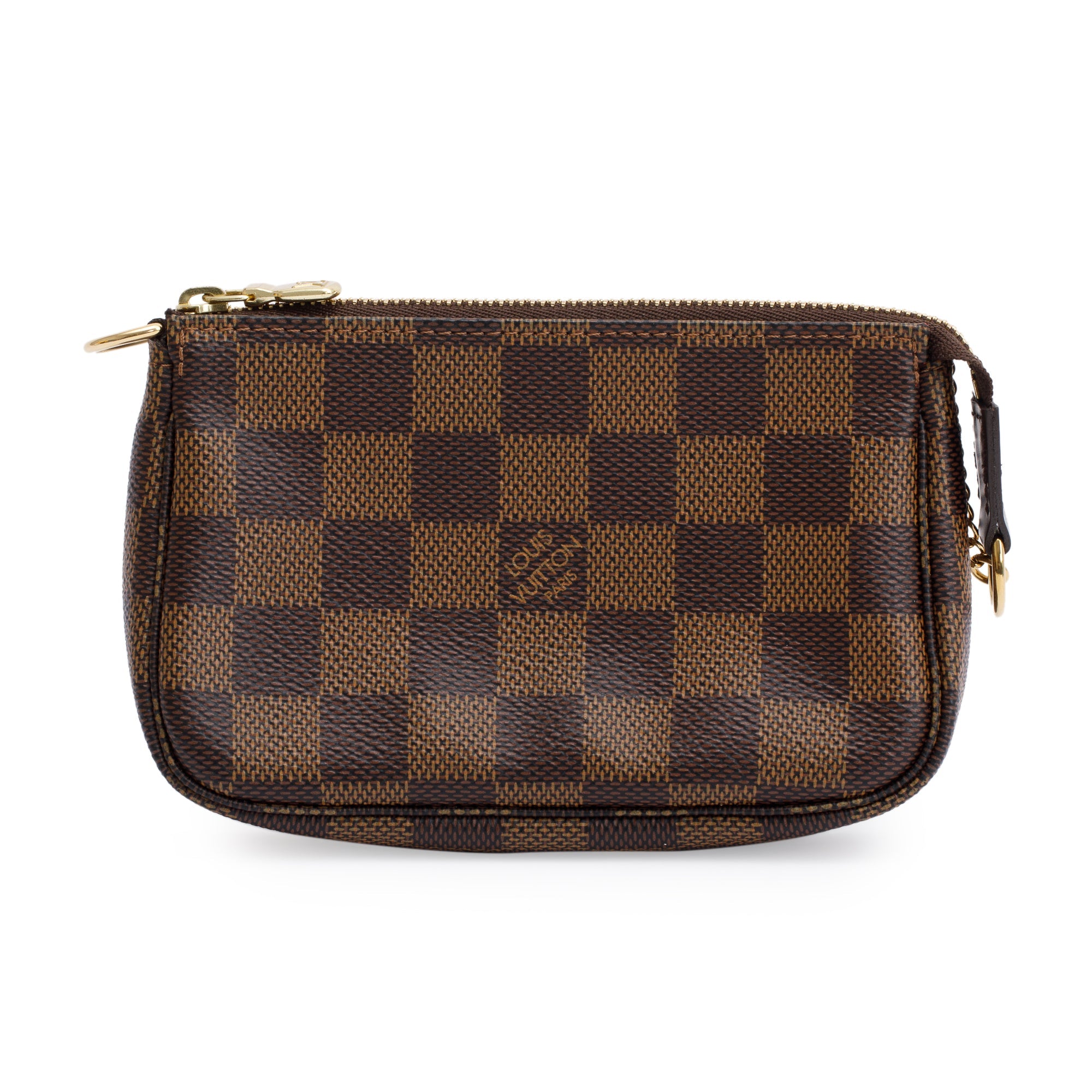 Louis Vuitton 2020 Damier Ebene Mini Pochette Accessoires