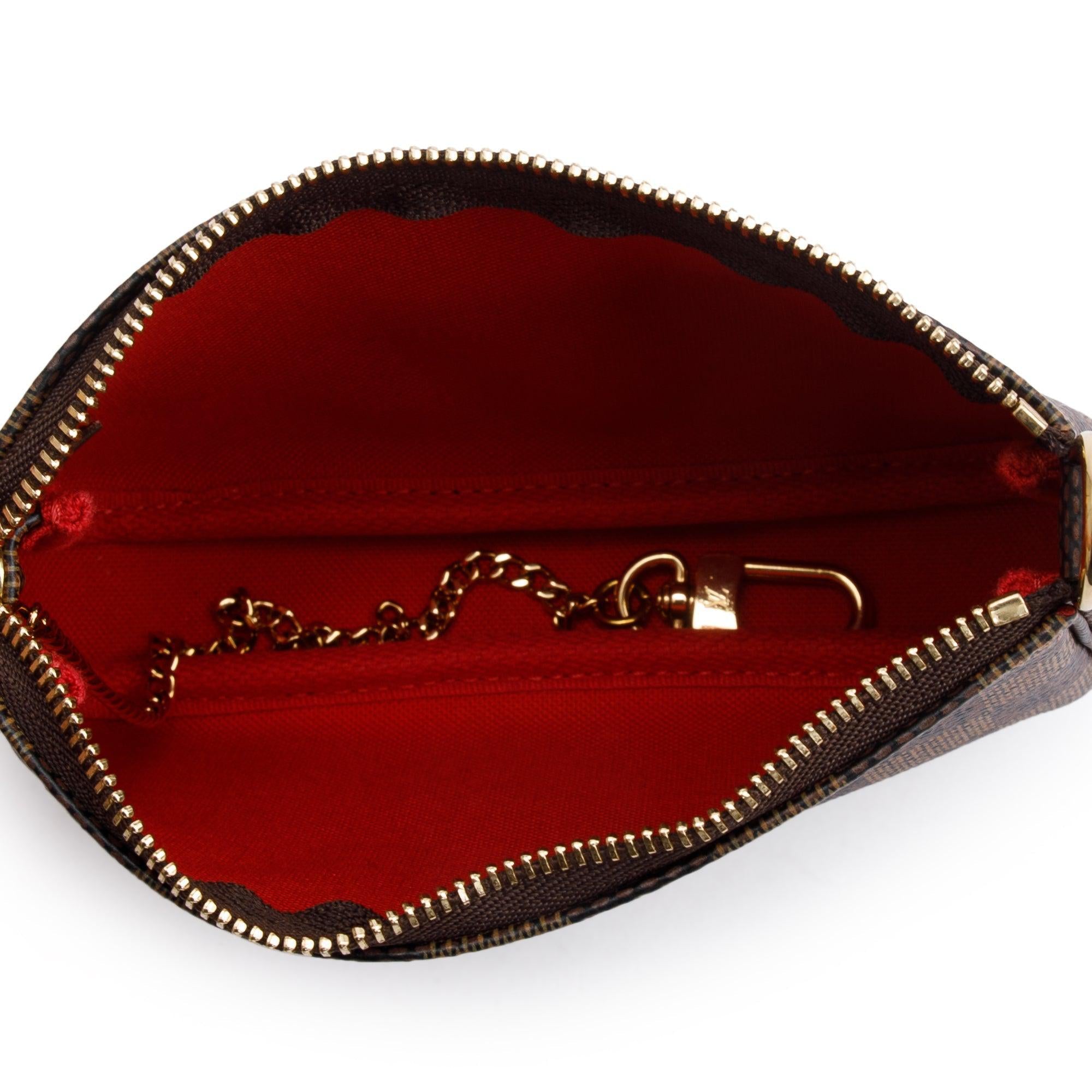 Louis Vuitton 2020 Damier Ebene Mini Pochette Accessoires