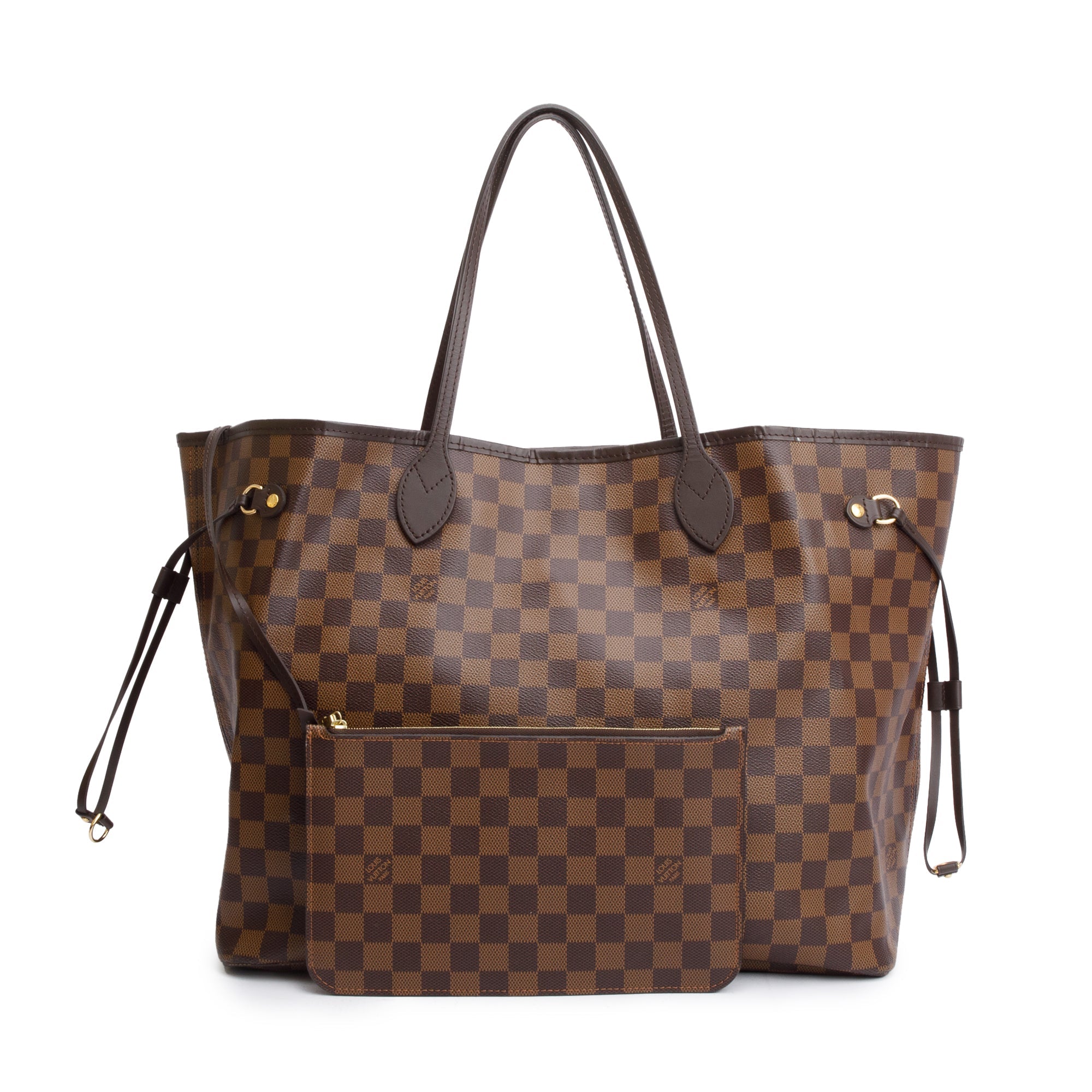 Louis Vuitton 2020 Damier Ebene Neverfull GM w/ Pouch