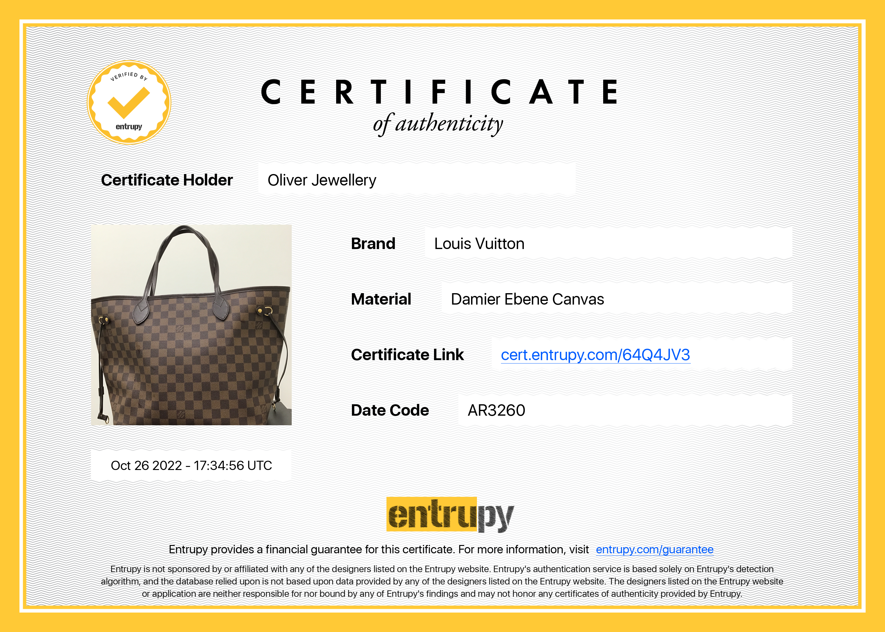 Louis Vuitton 2020 Damier Ebene Neverfull MM