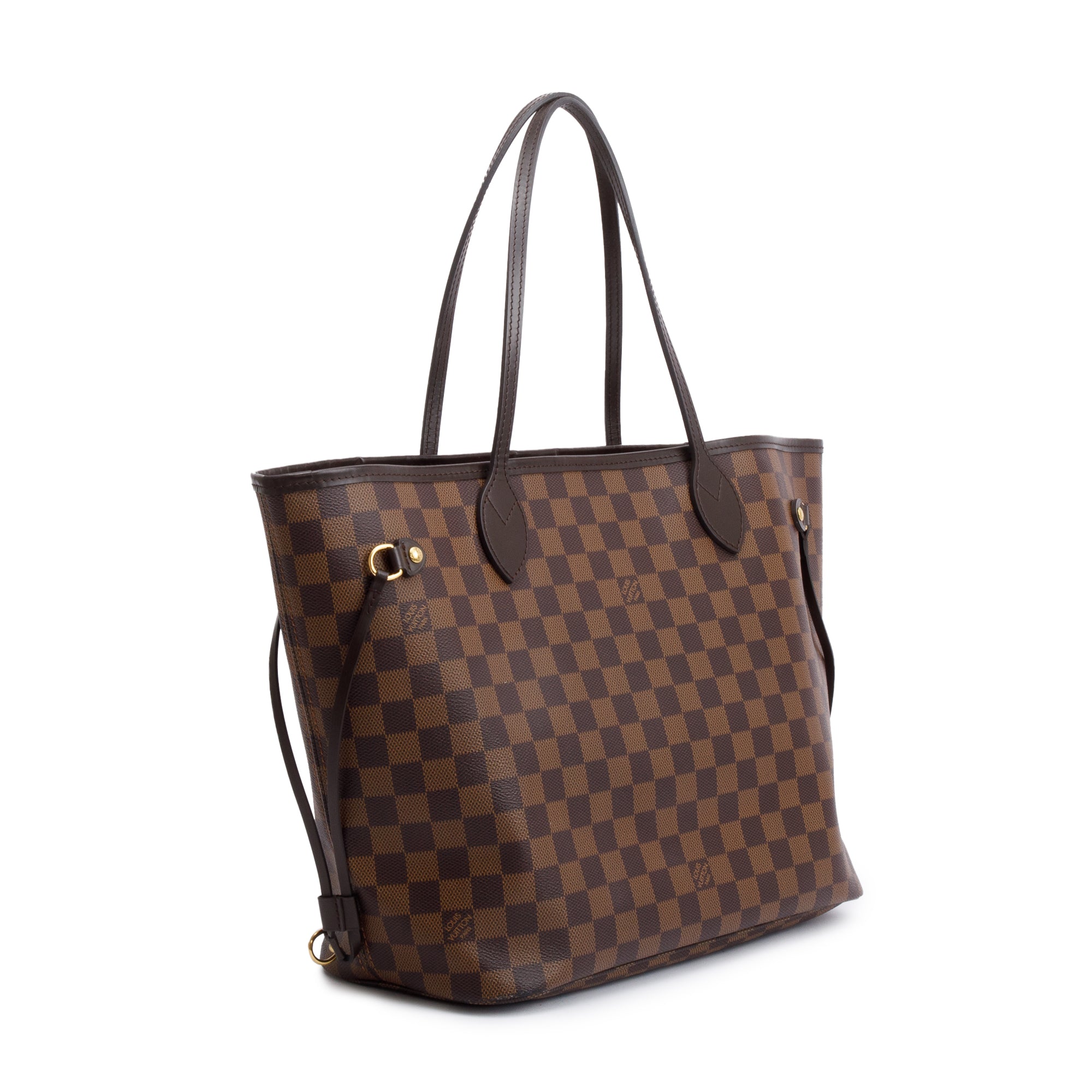 Louis Vuitton 2020 Damier Ebene Neverfull MM w/ Pouch & Box