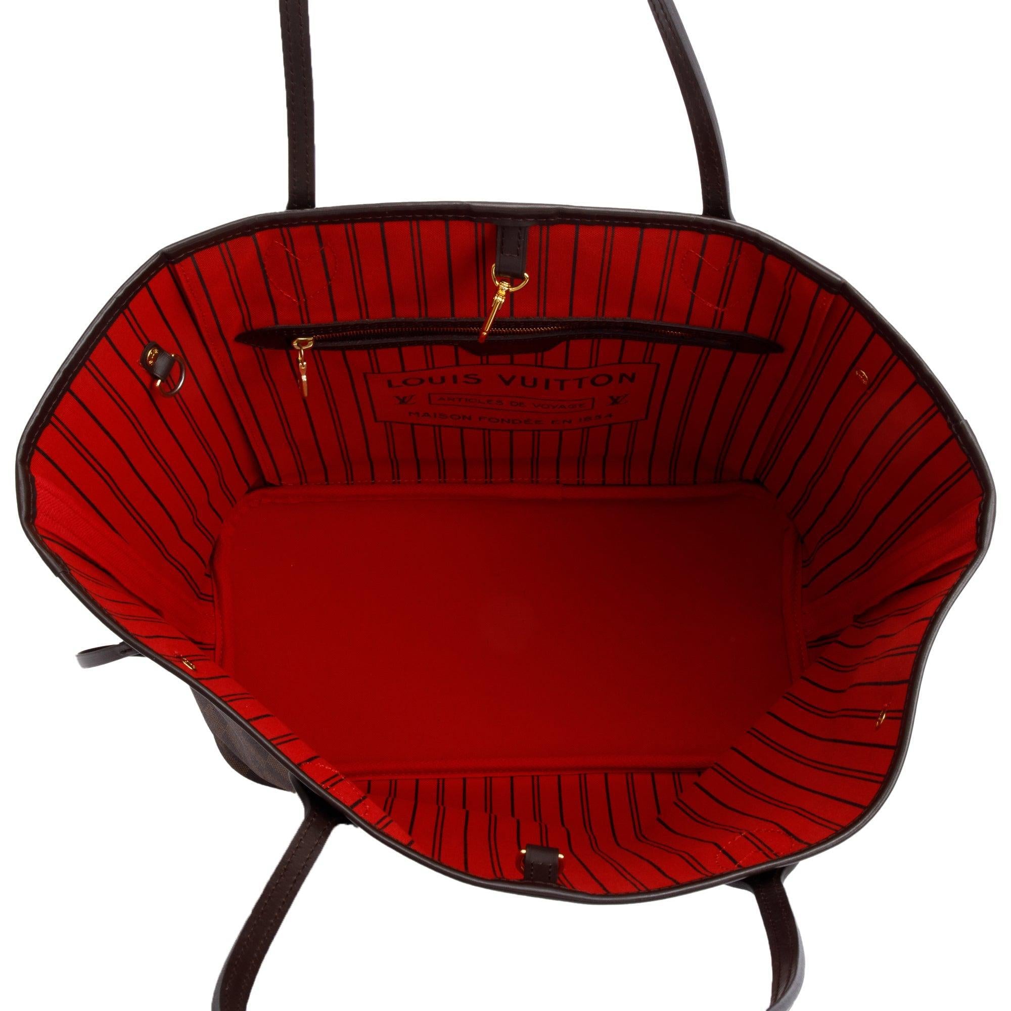 Louis Vuitton 2020 Damier Ebene Neverfull MM w/ Pouch & Box