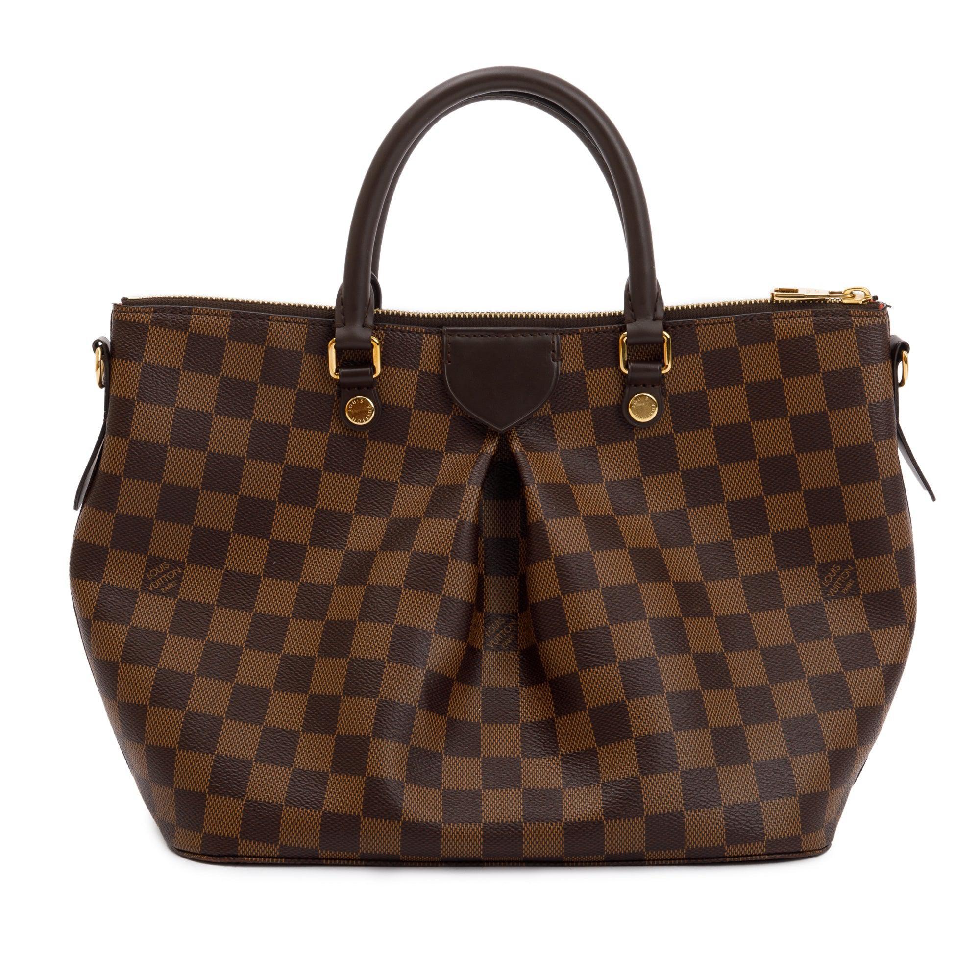 Louis Vuitton 2020 Damier Ebene Siena MM w/ Strap & Box