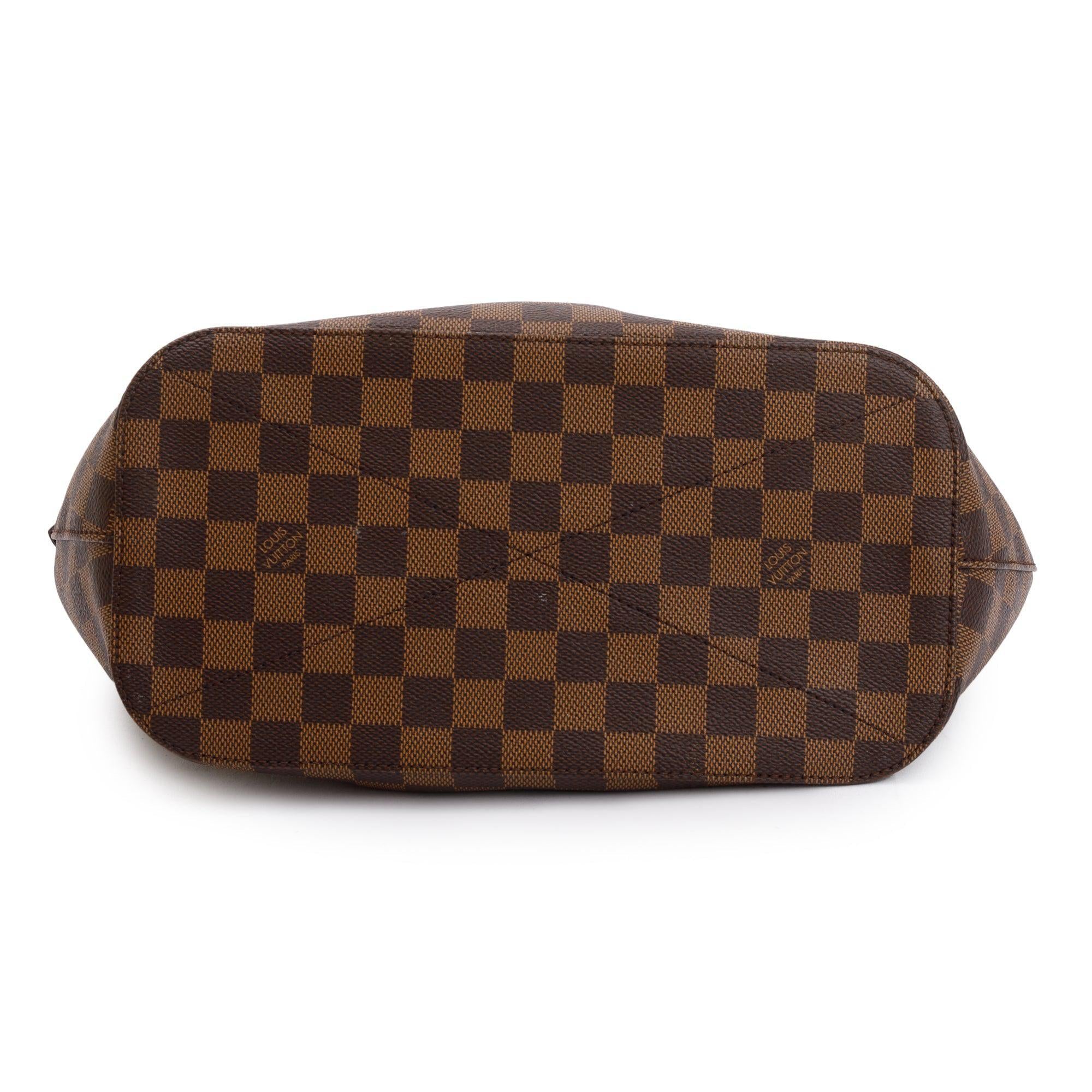 Louis Vuitton 2020 Damier Ebene Siena MM w/ Strap & Box