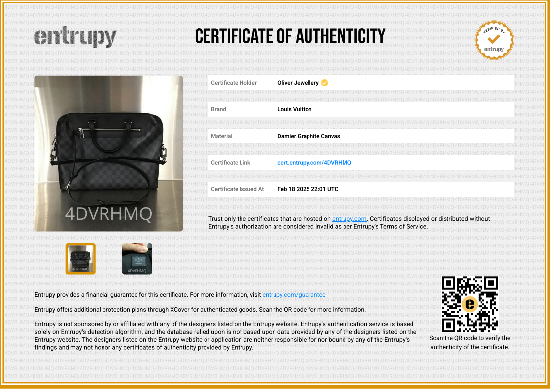 Louis Vuitton 2020 Damier Graphite Porte-Documents Jour w/ Strap