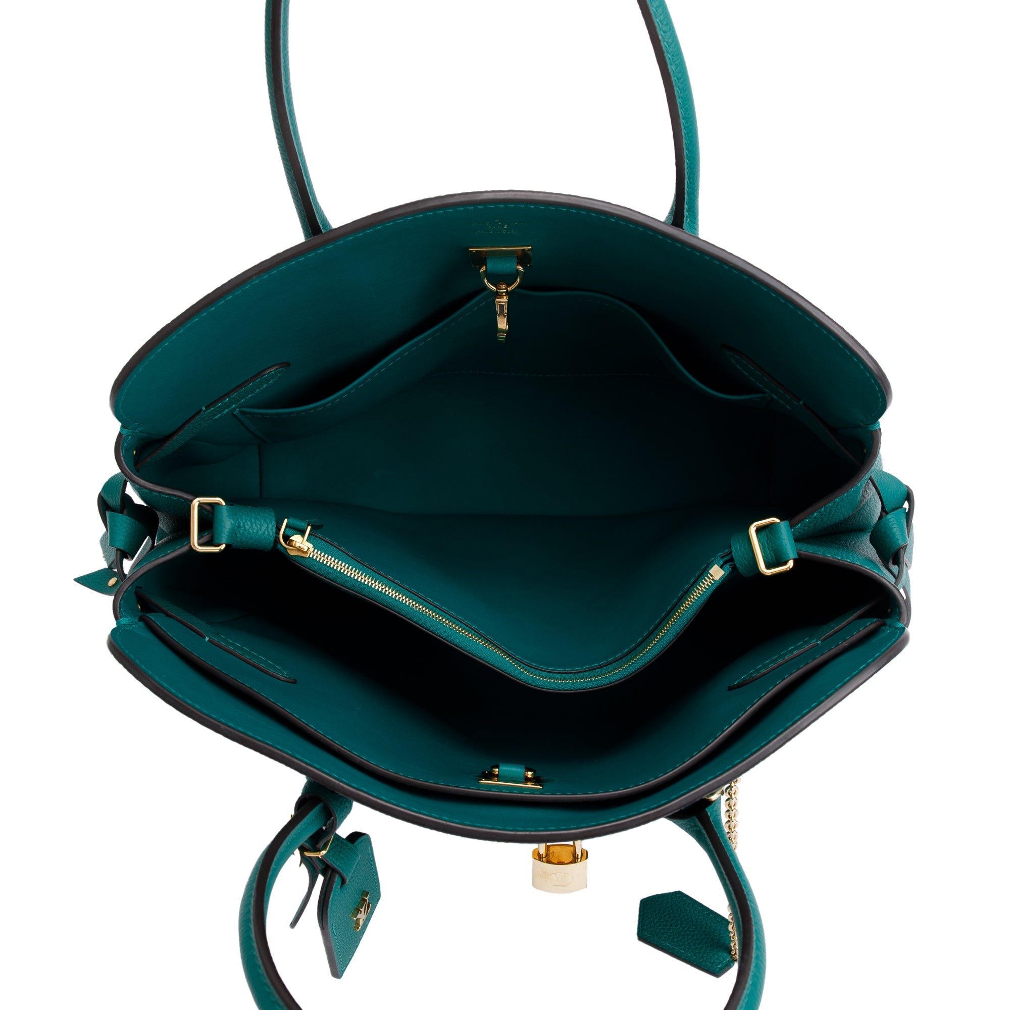 Louis Vuitton 2020 Green Veau Nuage Milla MM w/ Strap & Box