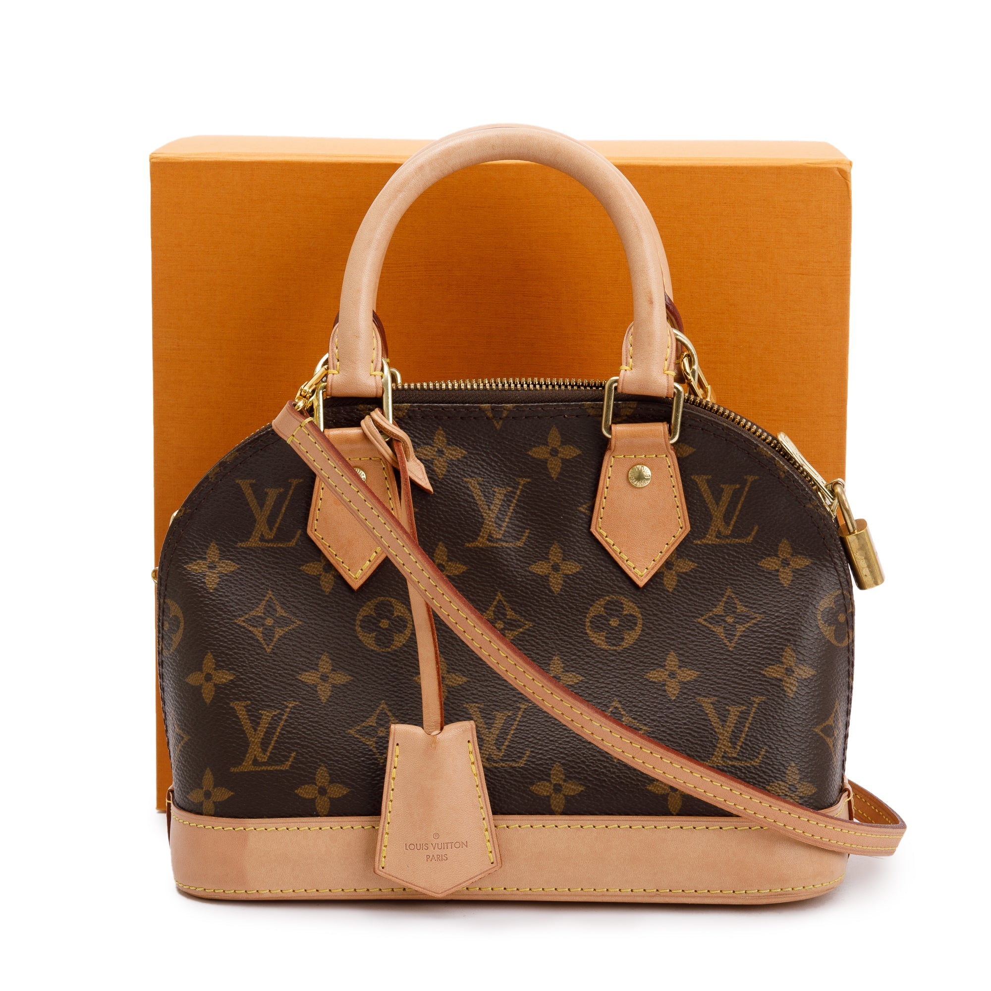 Louis Vuitton 2020 Monogram Alma BB w/ Strap, Box & Receipt