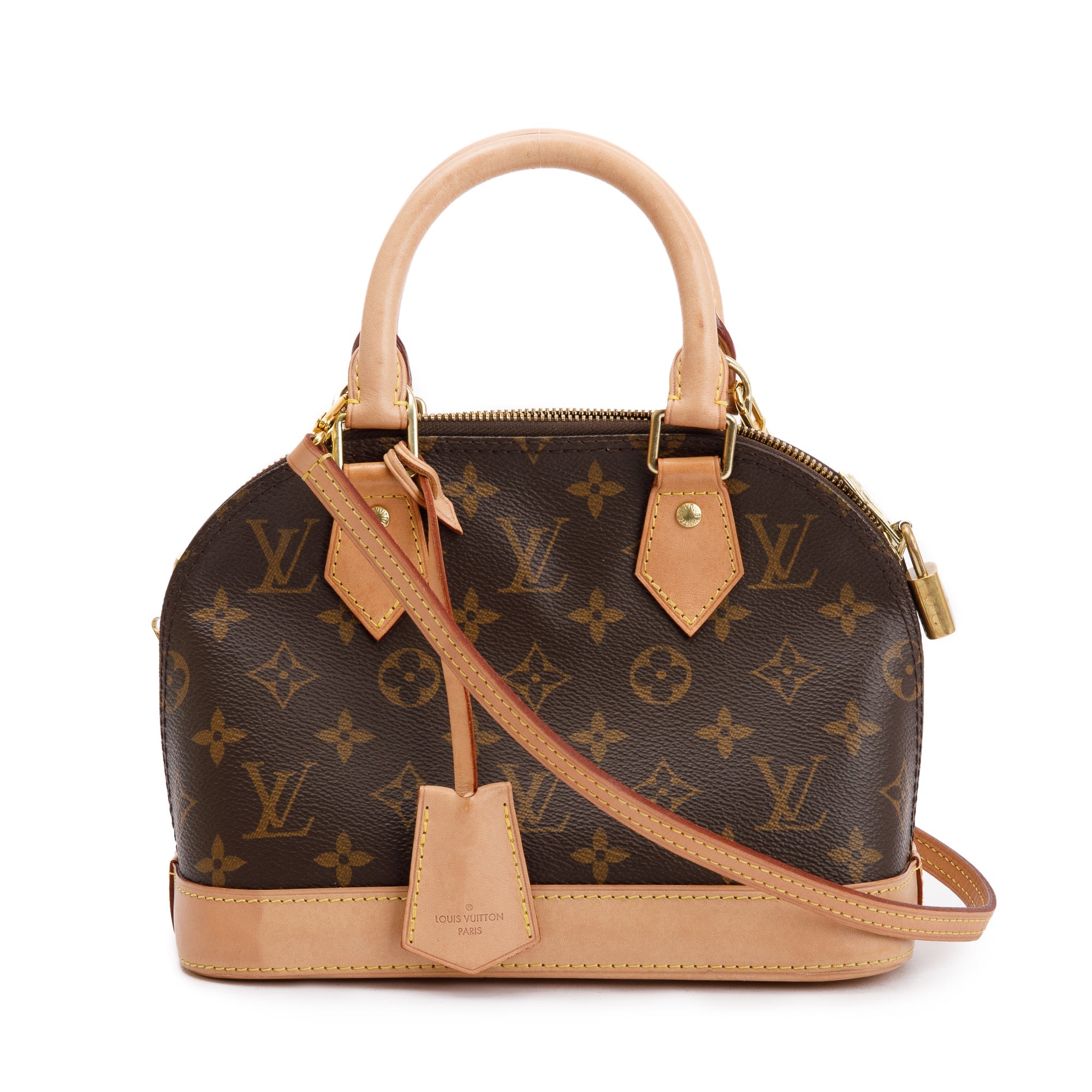 Louis Vuitton 2020 Monogram Alma BB w/ Strap, Box & Receipt