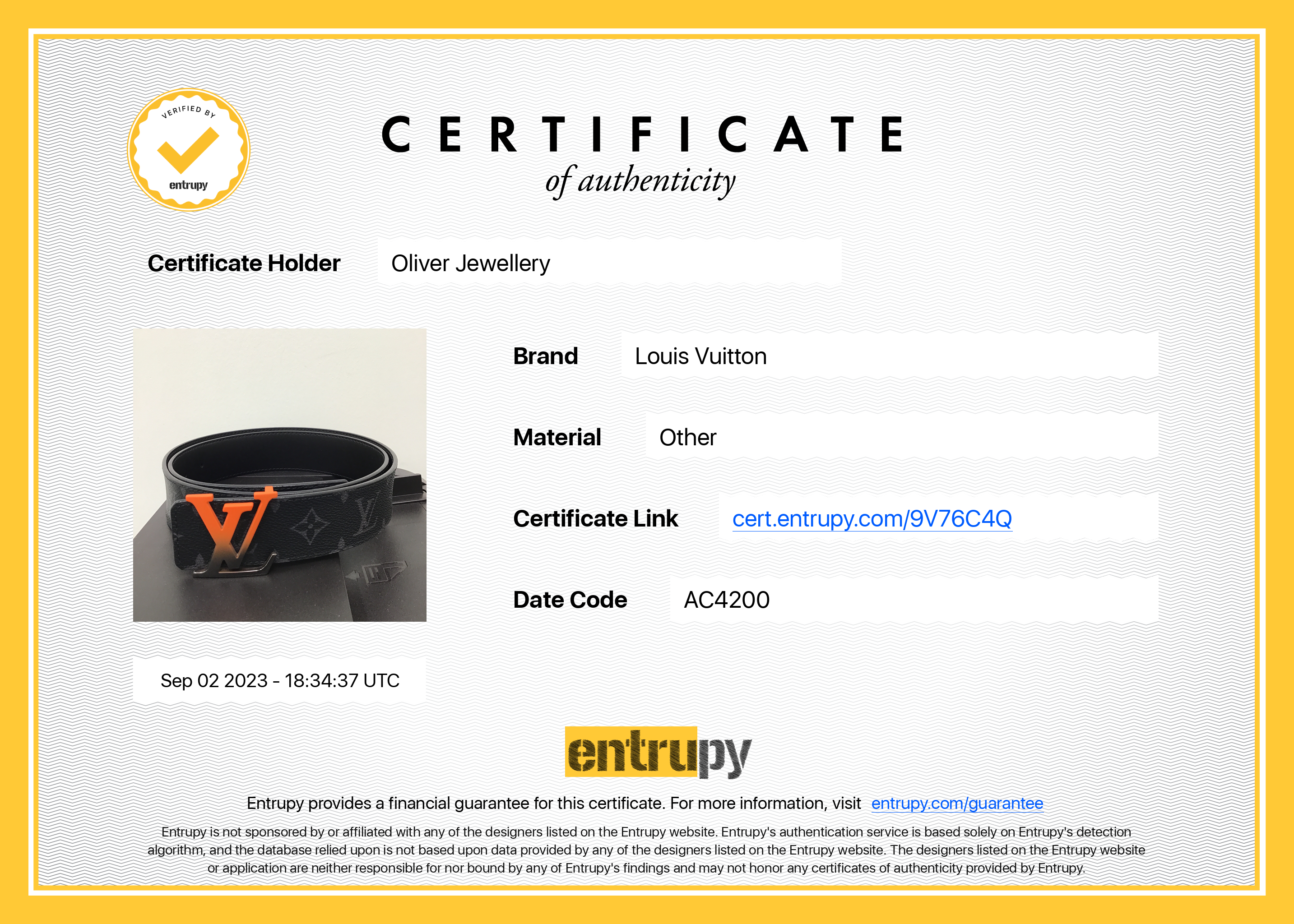 Louis Vuitton 2020 Monogram Eclipse & Black Leather Spray LV Initiales 40MM Reversible Belt 95 38 w/ Box