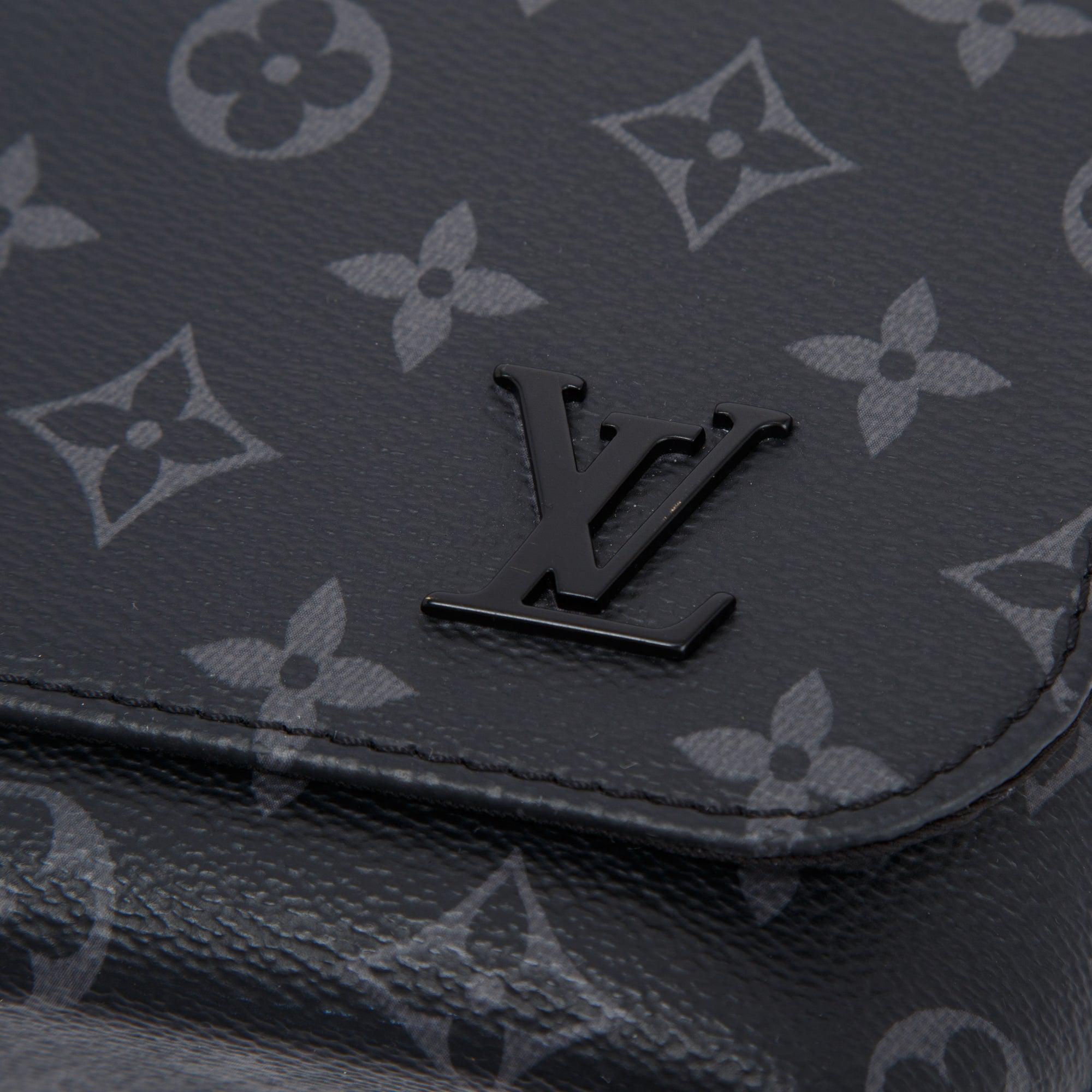 Louis Vuitton 2020 Monogram Eclipse District MM w/ Receipt