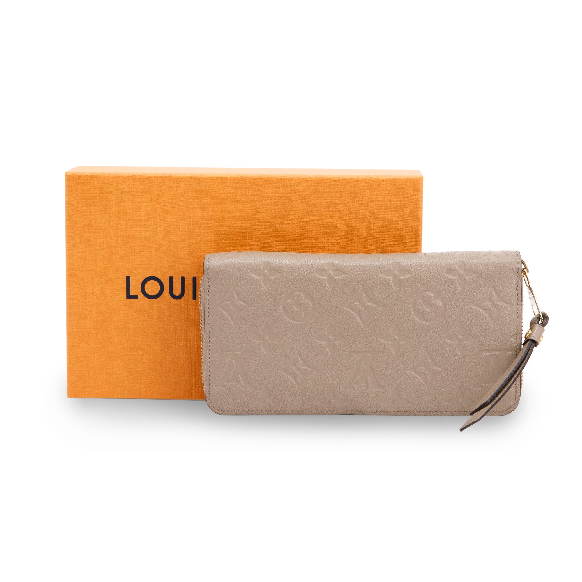 Louis Vuitton 2020 Monogram Empreinte Leather Zippy Wallet w/ Box