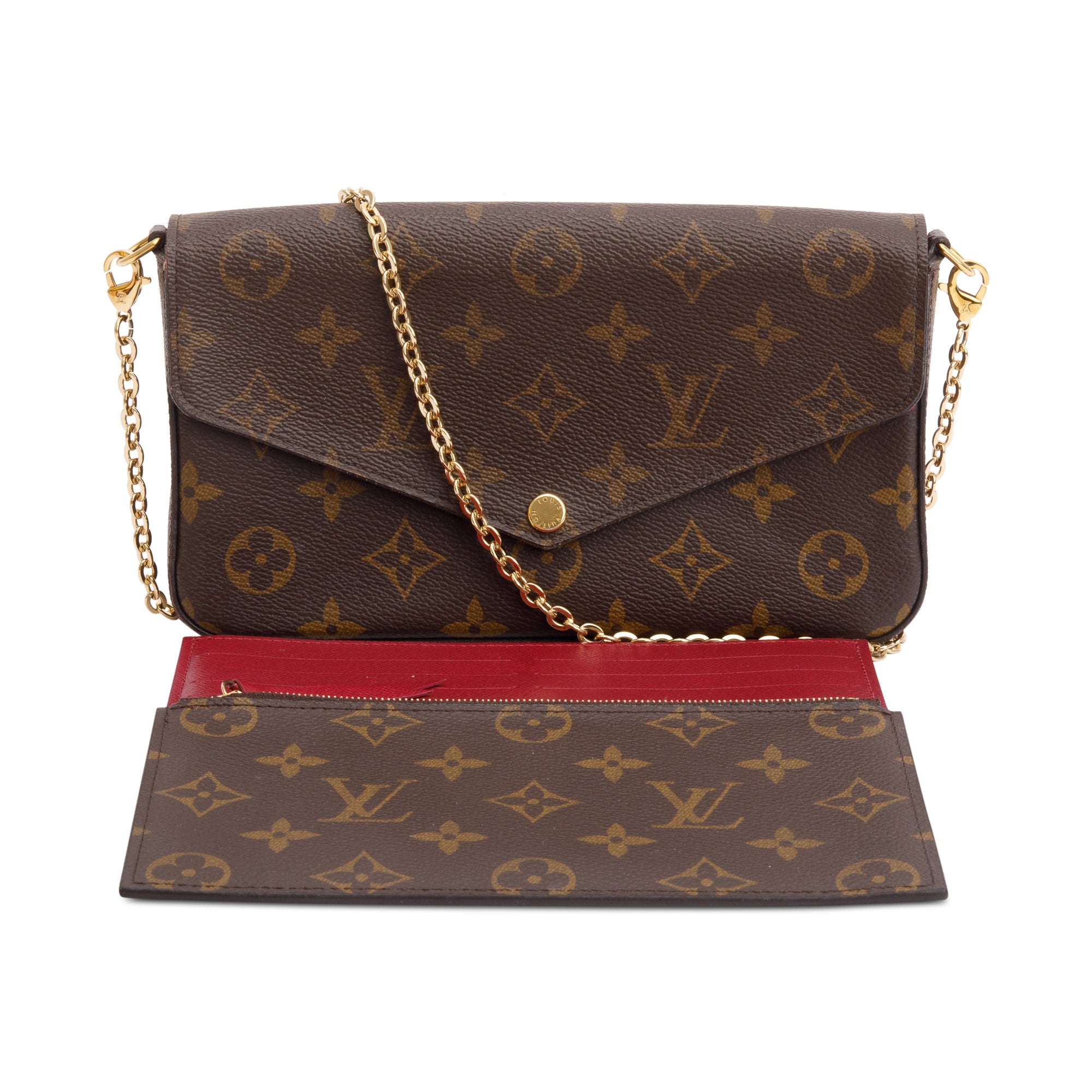 Louis Vuitton 2020 Monogram Felicie Pochette w/ Inserts