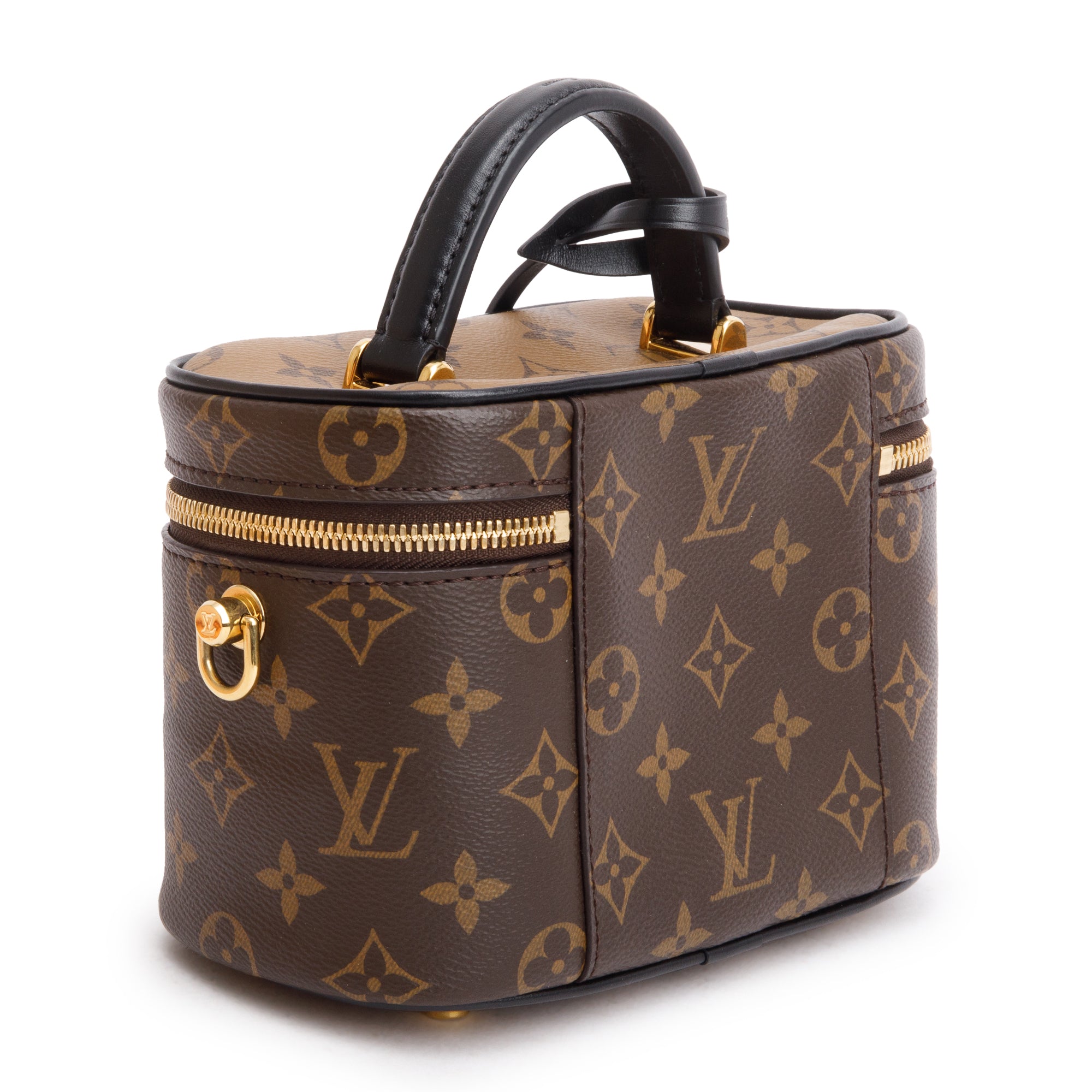 Louis Vuitton 2020 Monogram & Monogram Reverse Vanity PM w/ Strap & Box