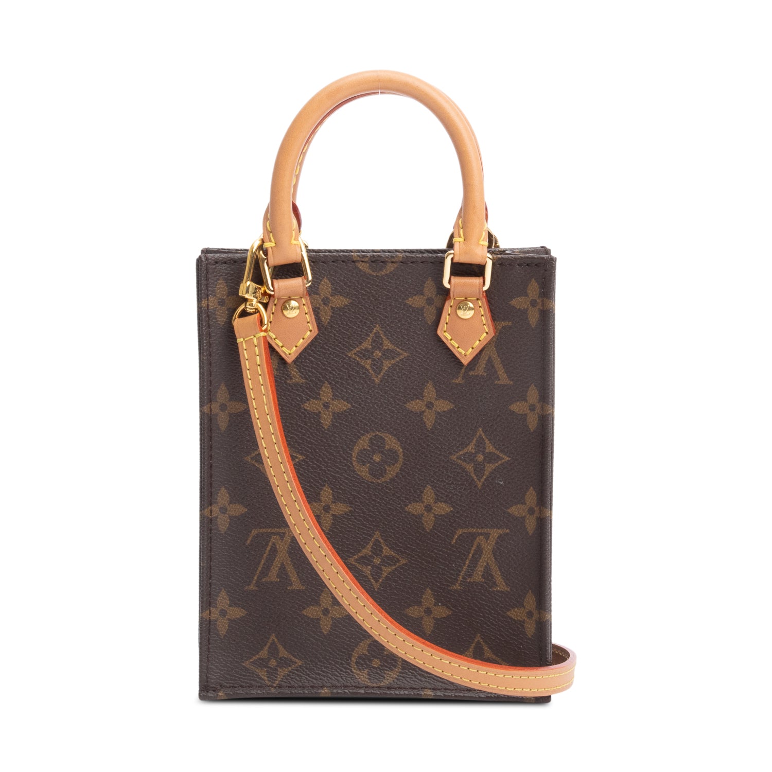 Louis Vuitton 2020 Monogram Petit Sac Plat w/ Strap