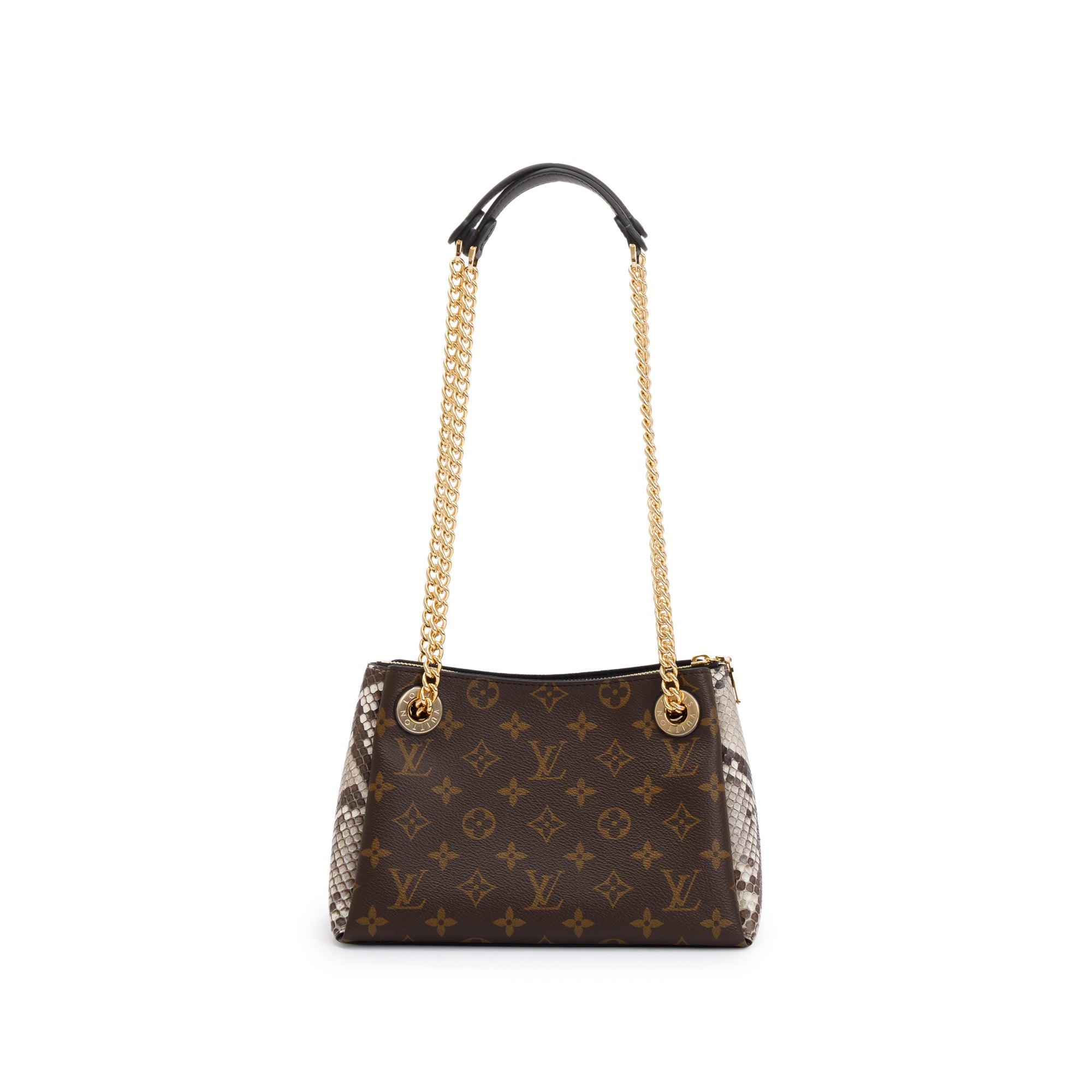 Louis Vuitton 2020 Monogram Python-Trimmed Surene BB