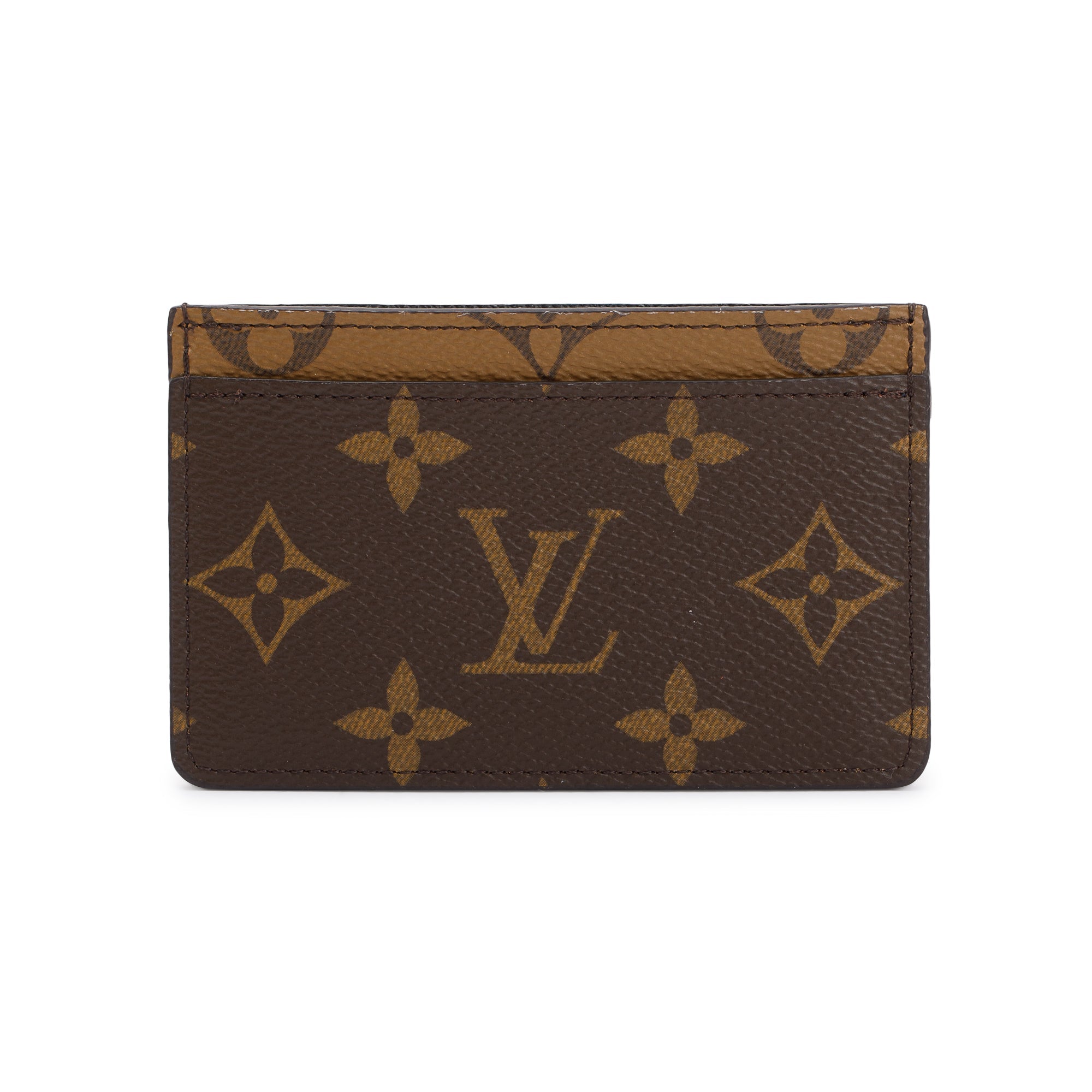 Louis Vuitton 2020 Monogram Reverse Card Holder w/ Box