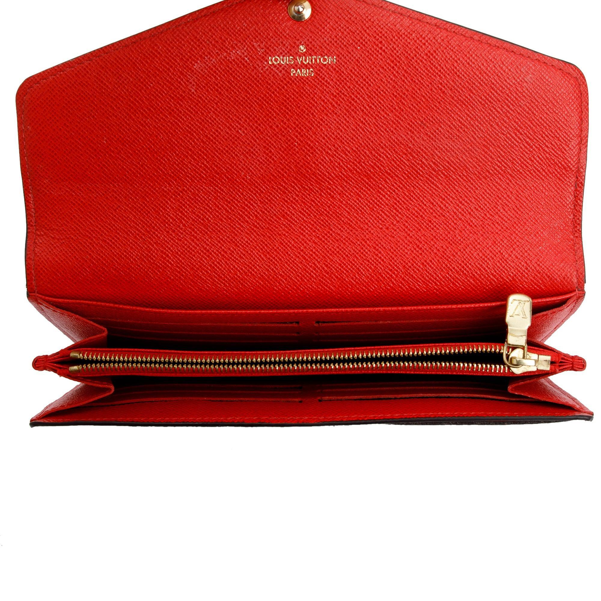 Louis Vuitton 2020 Monogram Sarah Wallet w/ Box & Receipt