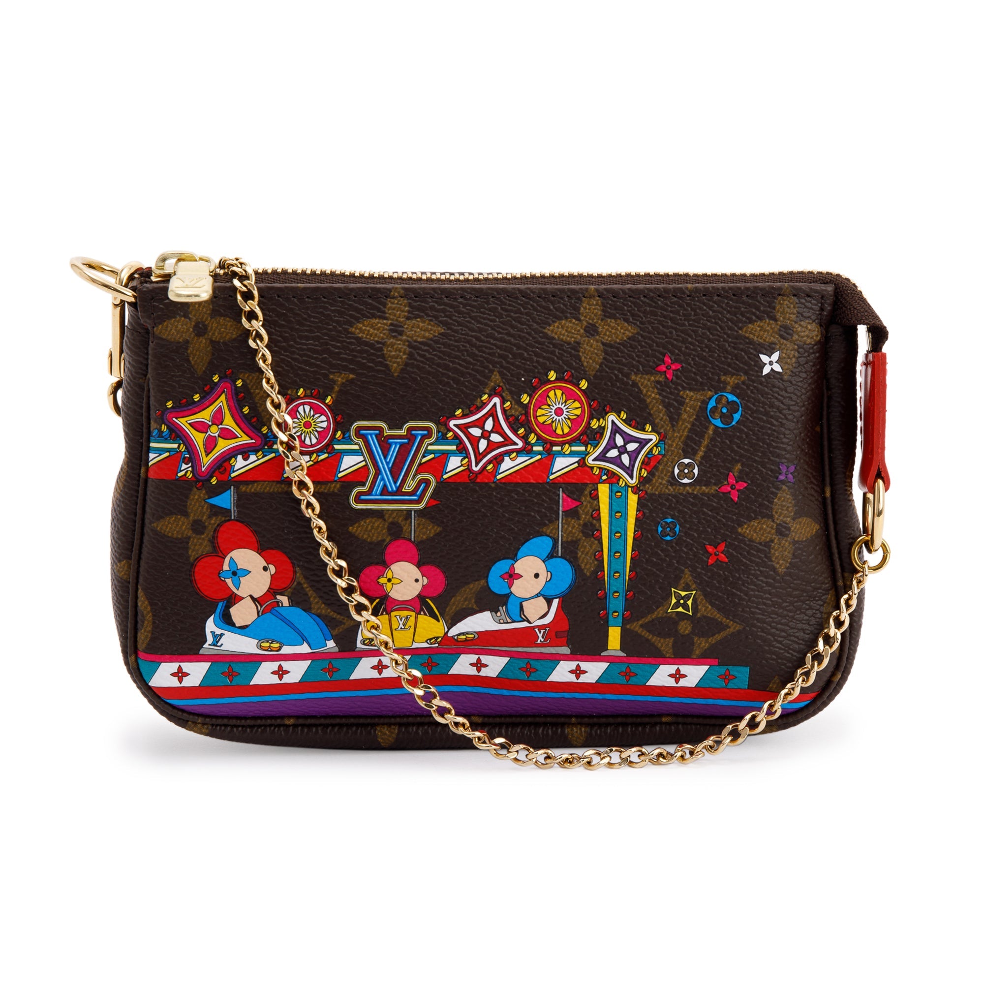 Louis Vuitton 2020 Monogram Vivienne Animation Mini Pochette Accessories w/ Box