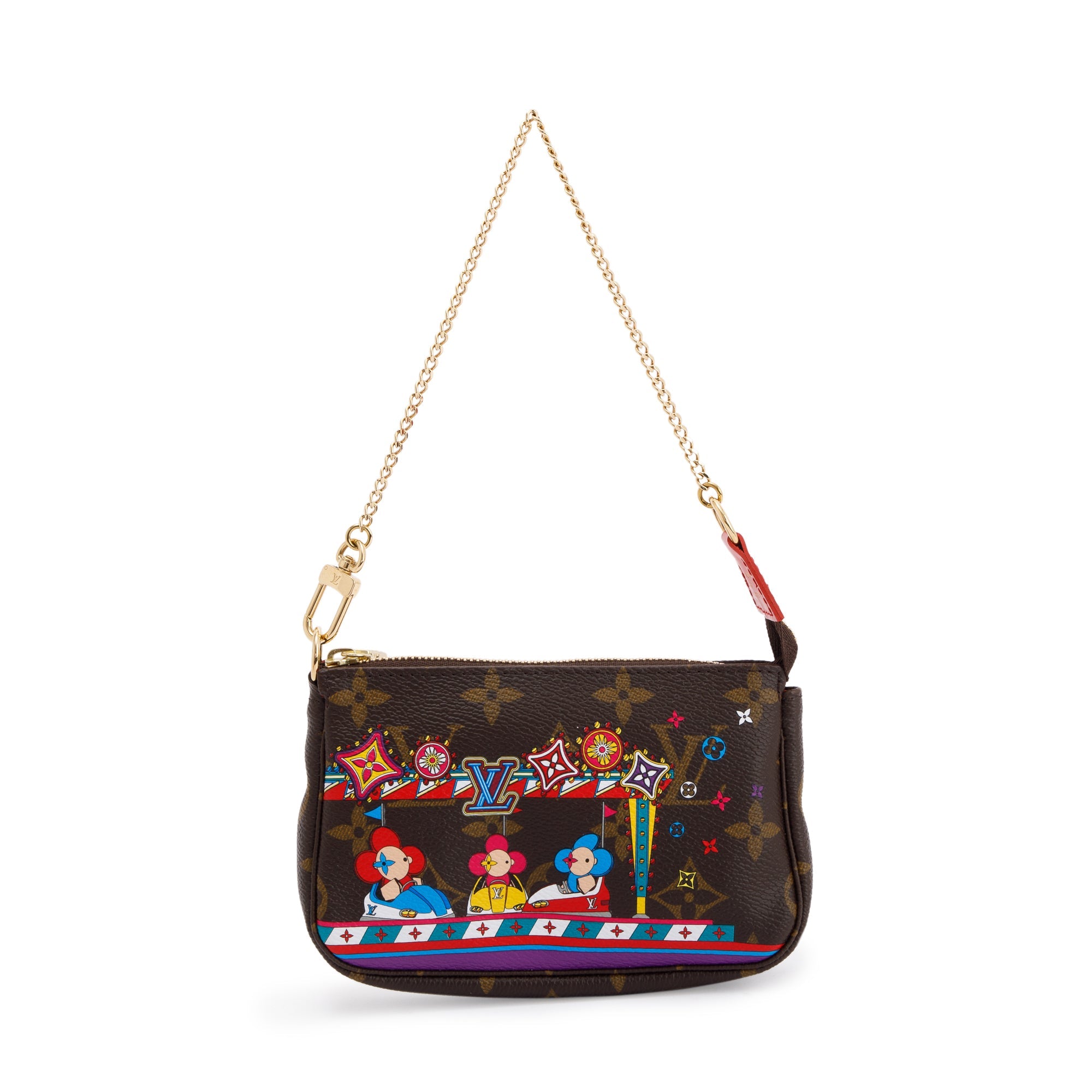 Louis Vuitton 2020 Monogram Vivienne Animation Mini Pochette Accessories w/ Box