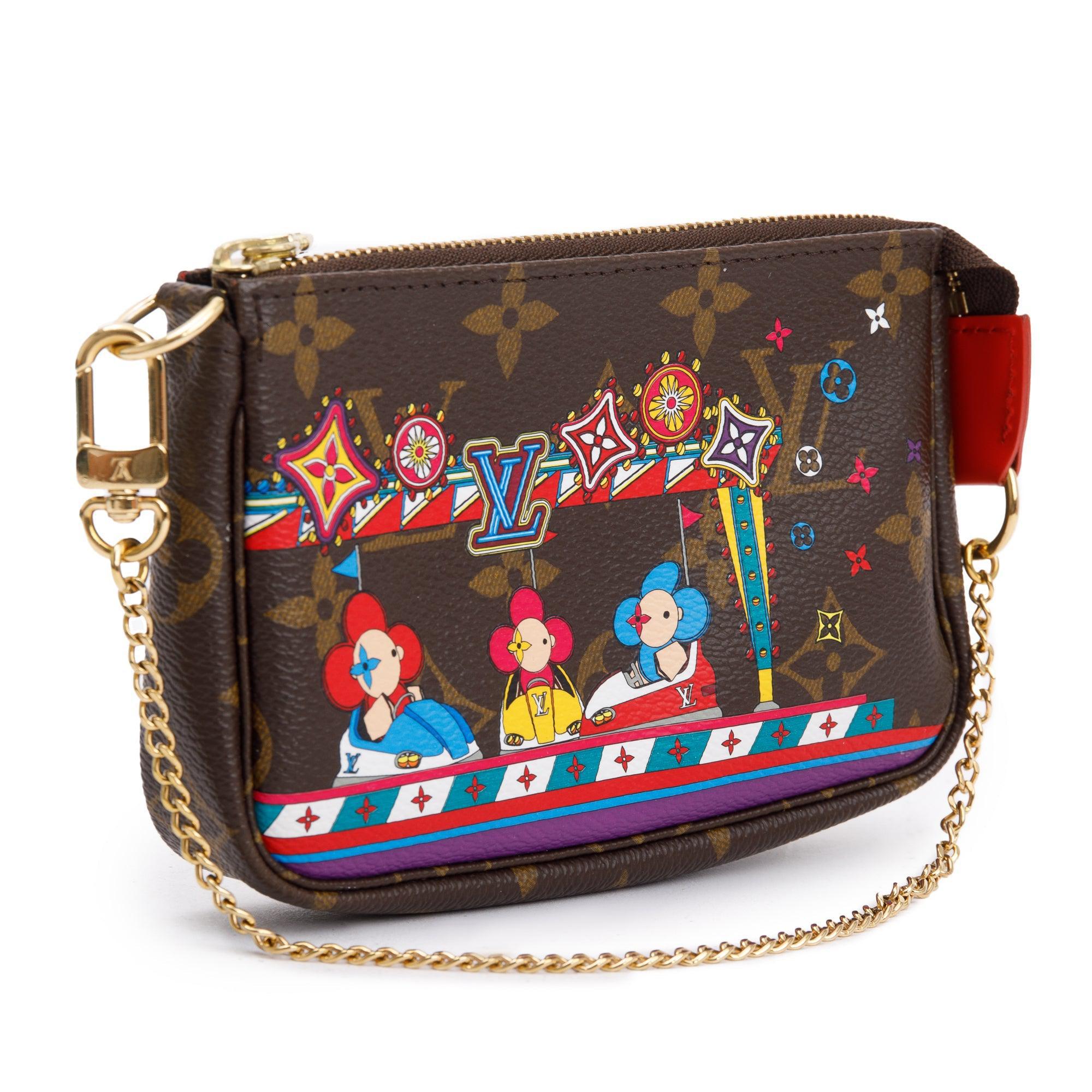 Louis Vuitton 2020 Monogram Vivienne Animation Mini Pochette Accessories w/ Box