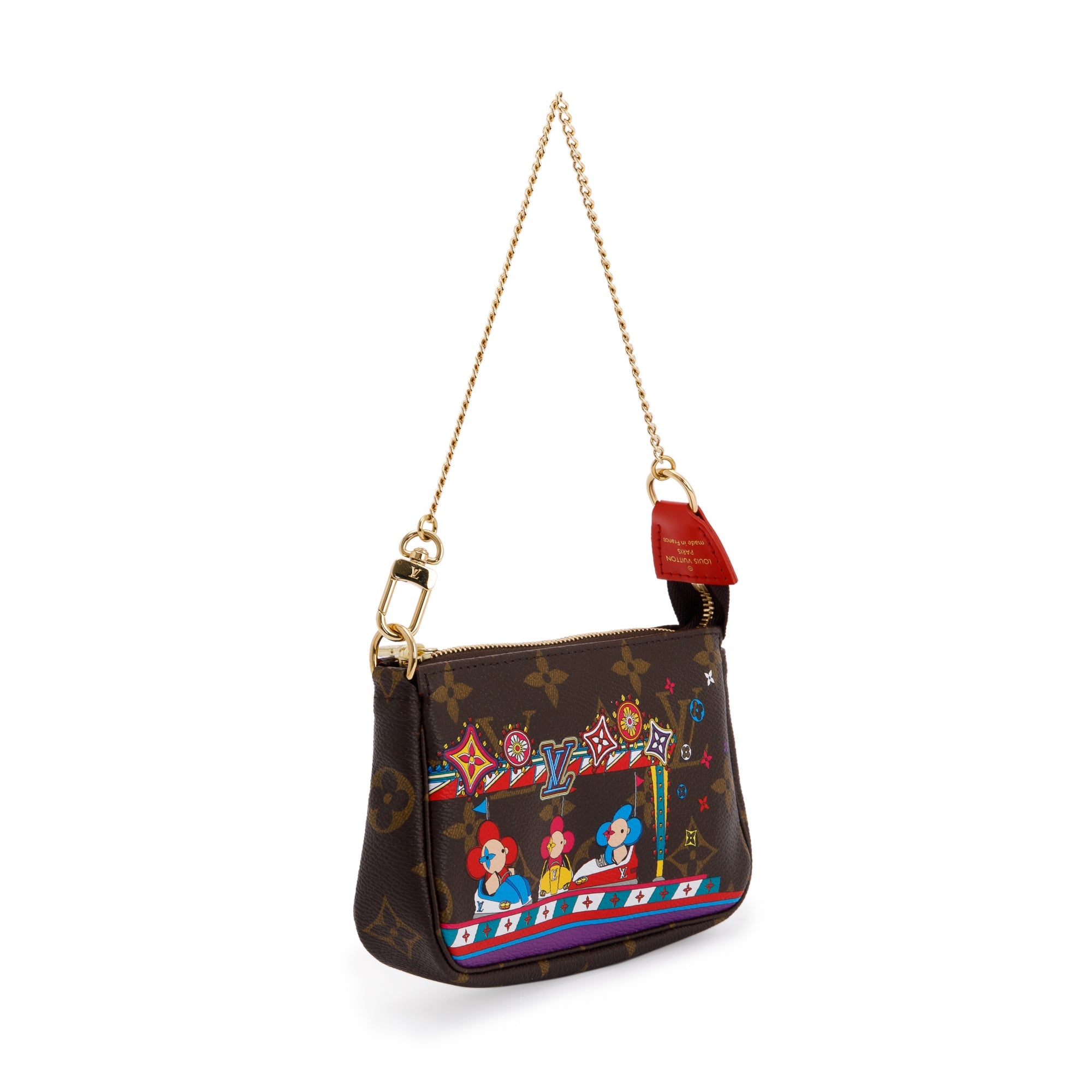 Louis Vuitton 2020 Monogram Vivienne Animation Mini Pochette Accessories w/ Box