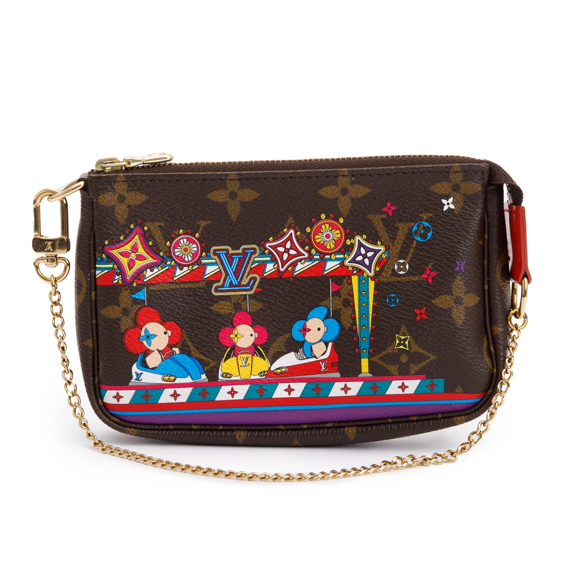 Louis Vuitton 2020 Monogram Vivienne Animation Mini Pochette Accessories w/ Box