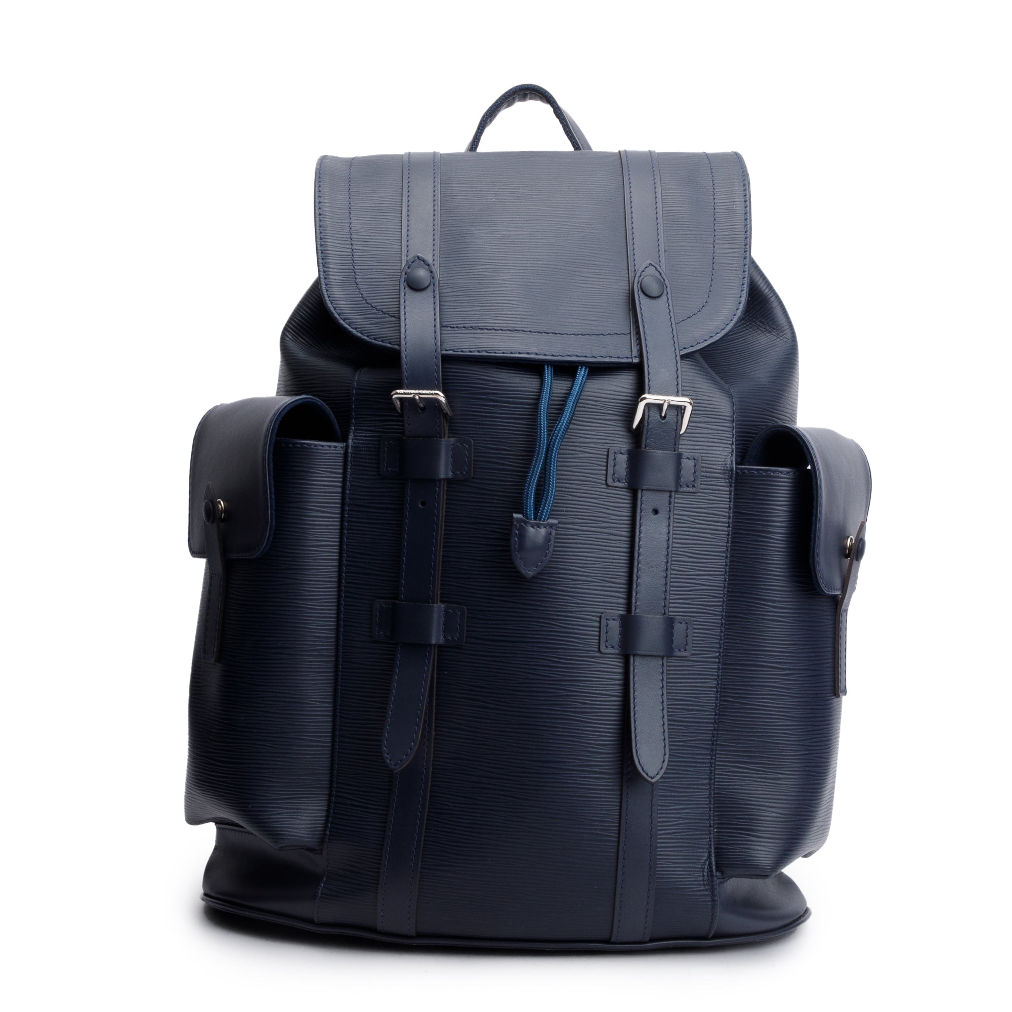 Louis Vuitton 2020 Navy Epi Leather Christopher PM Backpack