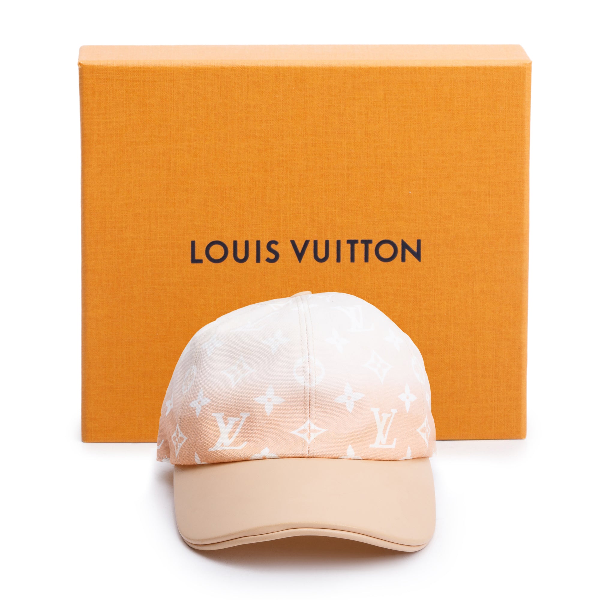 Louis Vuitton 2020 Neutral Monogram 'By The Pool' Gradient Cap w/ Box