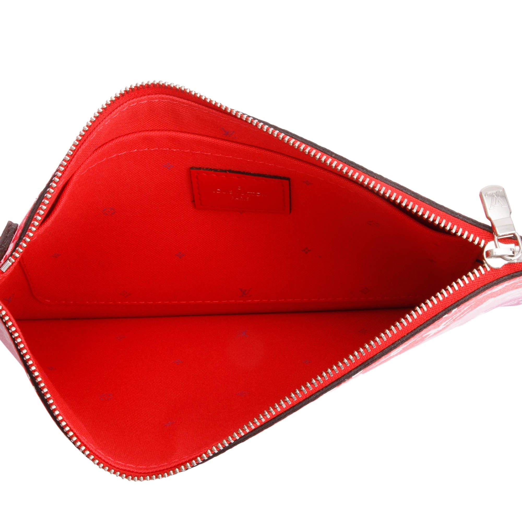 Louis Vuitton 2020 Red/Pink Monogram Escale Neverfull MM w/ Pouch & Box
