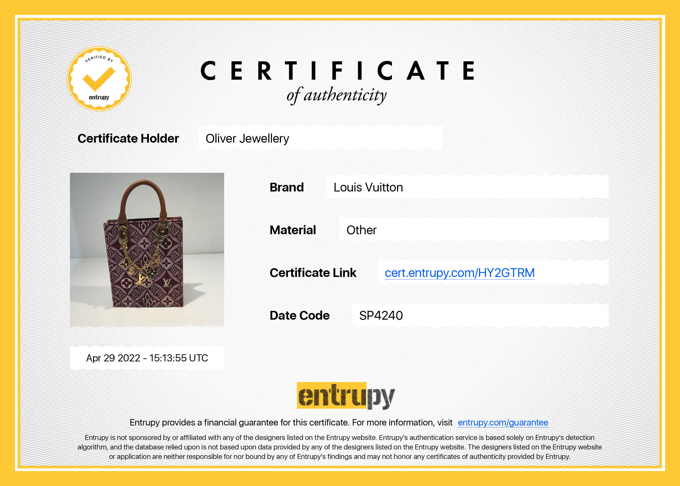 Louis Vuitton 2020 Since 1854 Petit Sac Plat w/ Box & Receipt