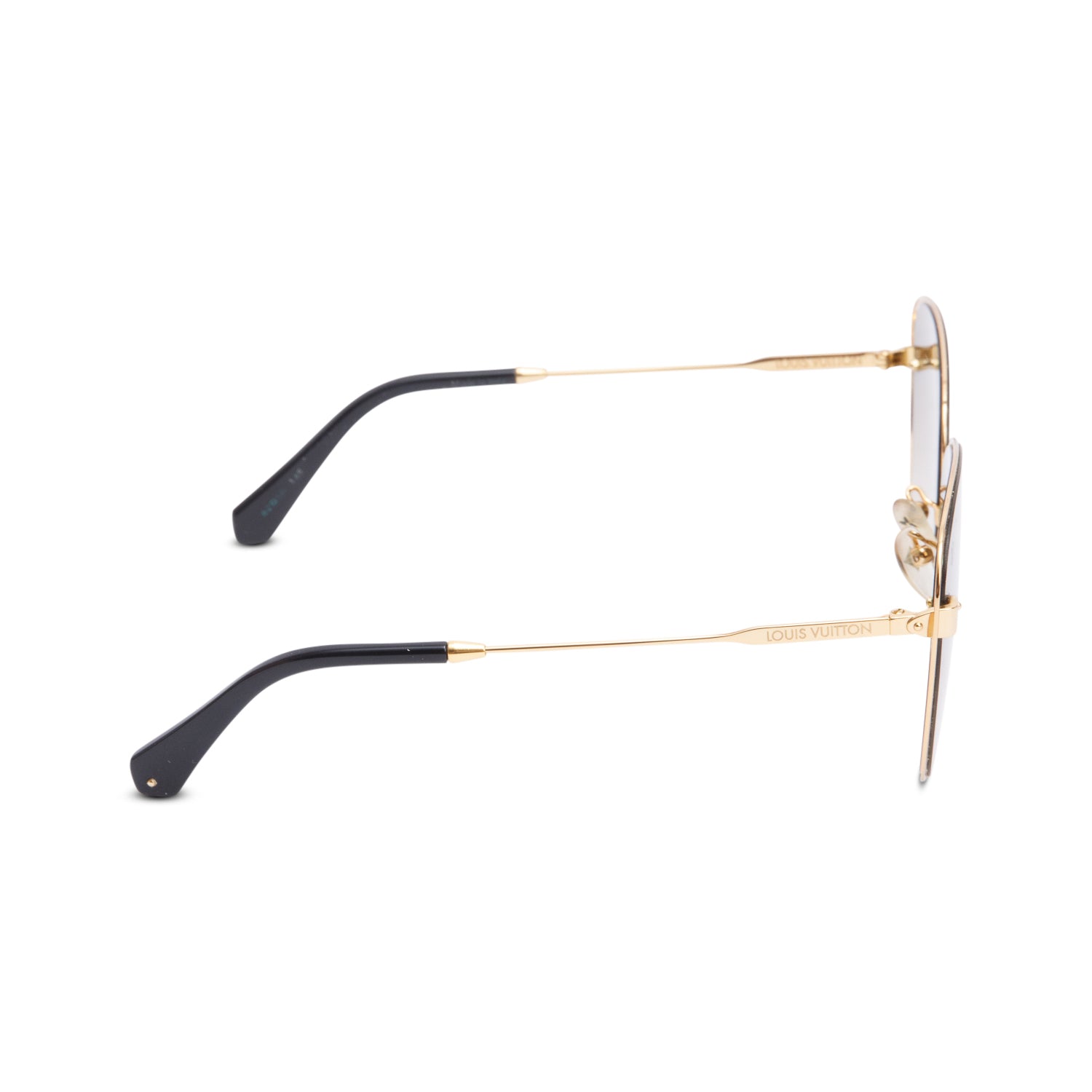 Louis Vuitton 2020 Z1305E Gold Plated A Nous Deux Pilot Sunglasses w/ Box & Case