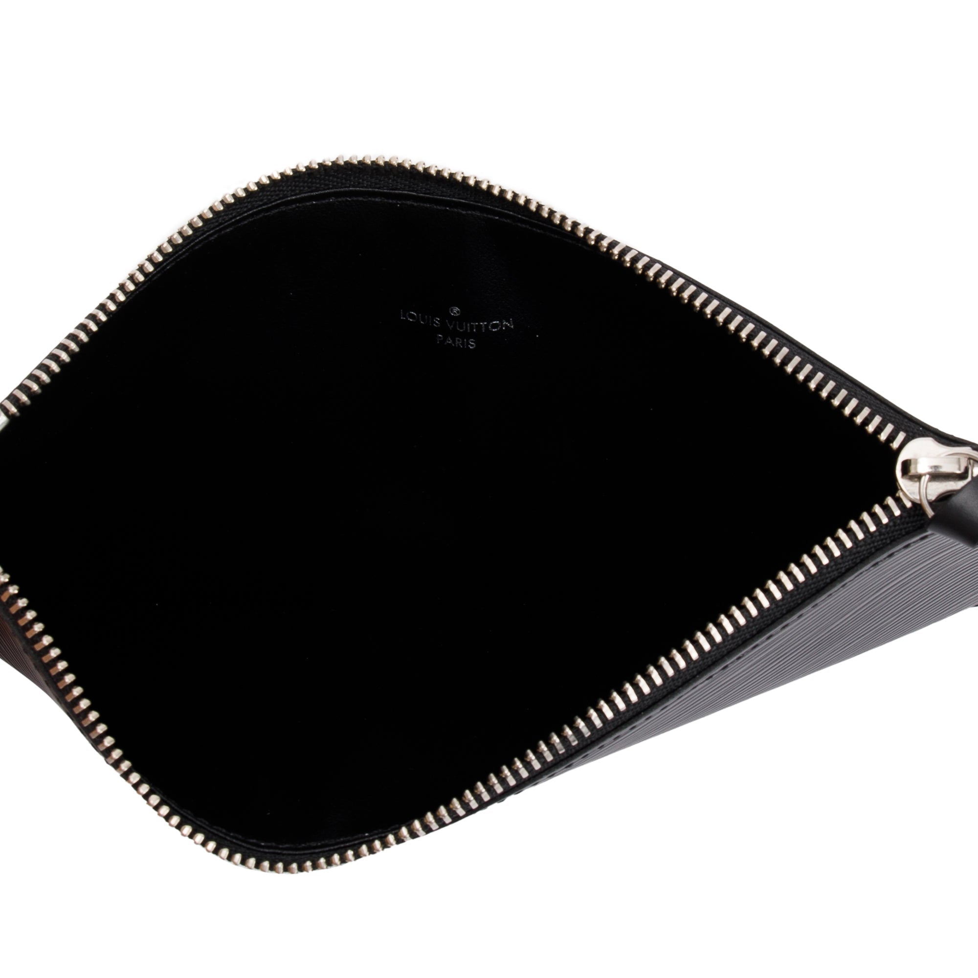 Louis Vuitton 2021 Black Epi Leather Felicie Pochette Bag w/ Box, Receipt & Inserts