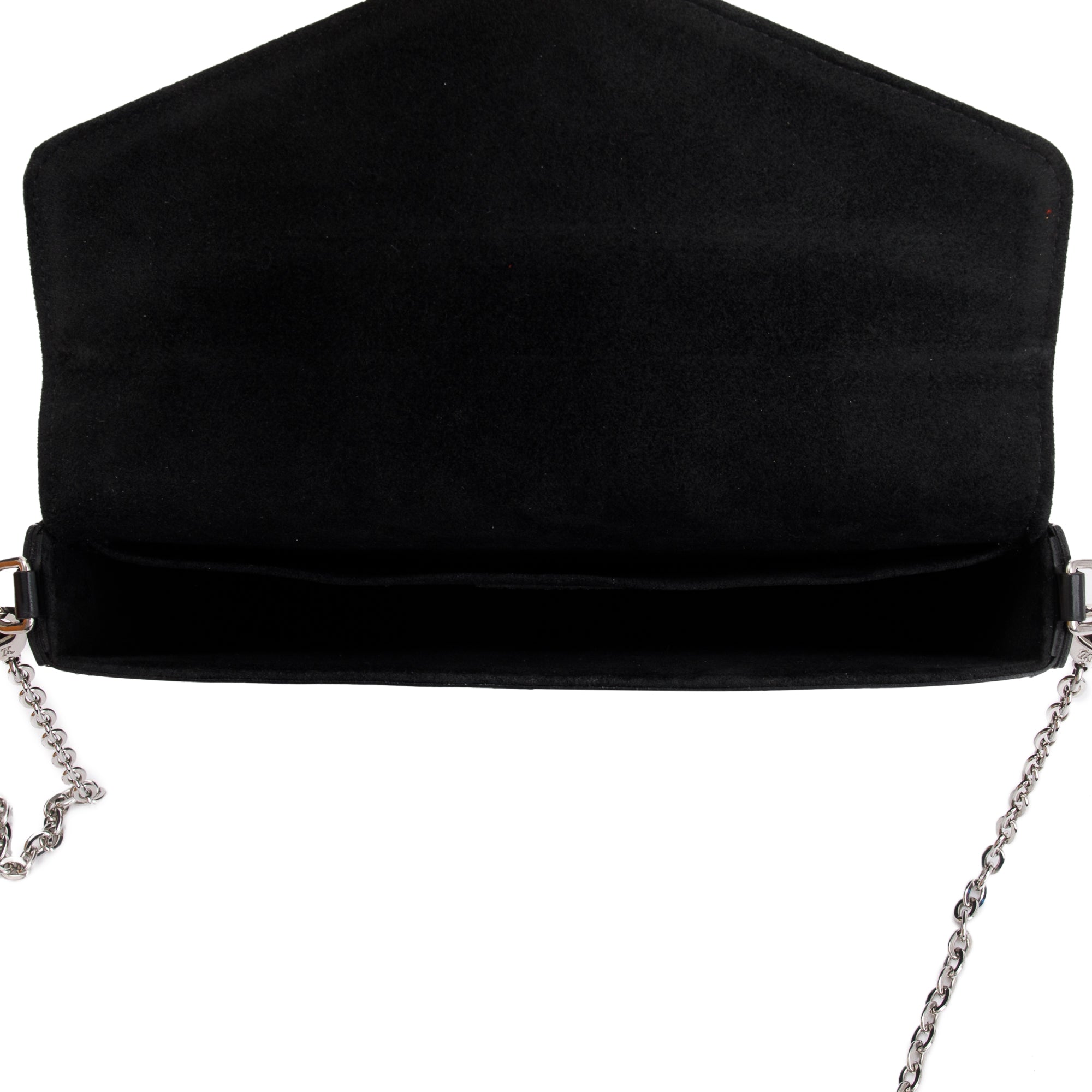 Louis Vuitton 2021 Black Epi Leather Felicie Pochette Bag w/ Box, Receipt & Inserts