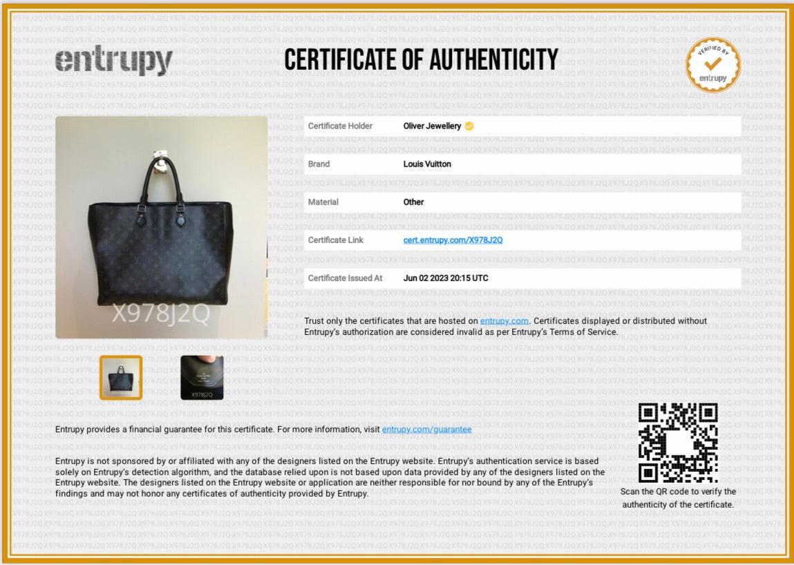 Louis Vuitton 2021 Black Monogram Eclipse Grand Sac w/ Pouch, Box & Receipt