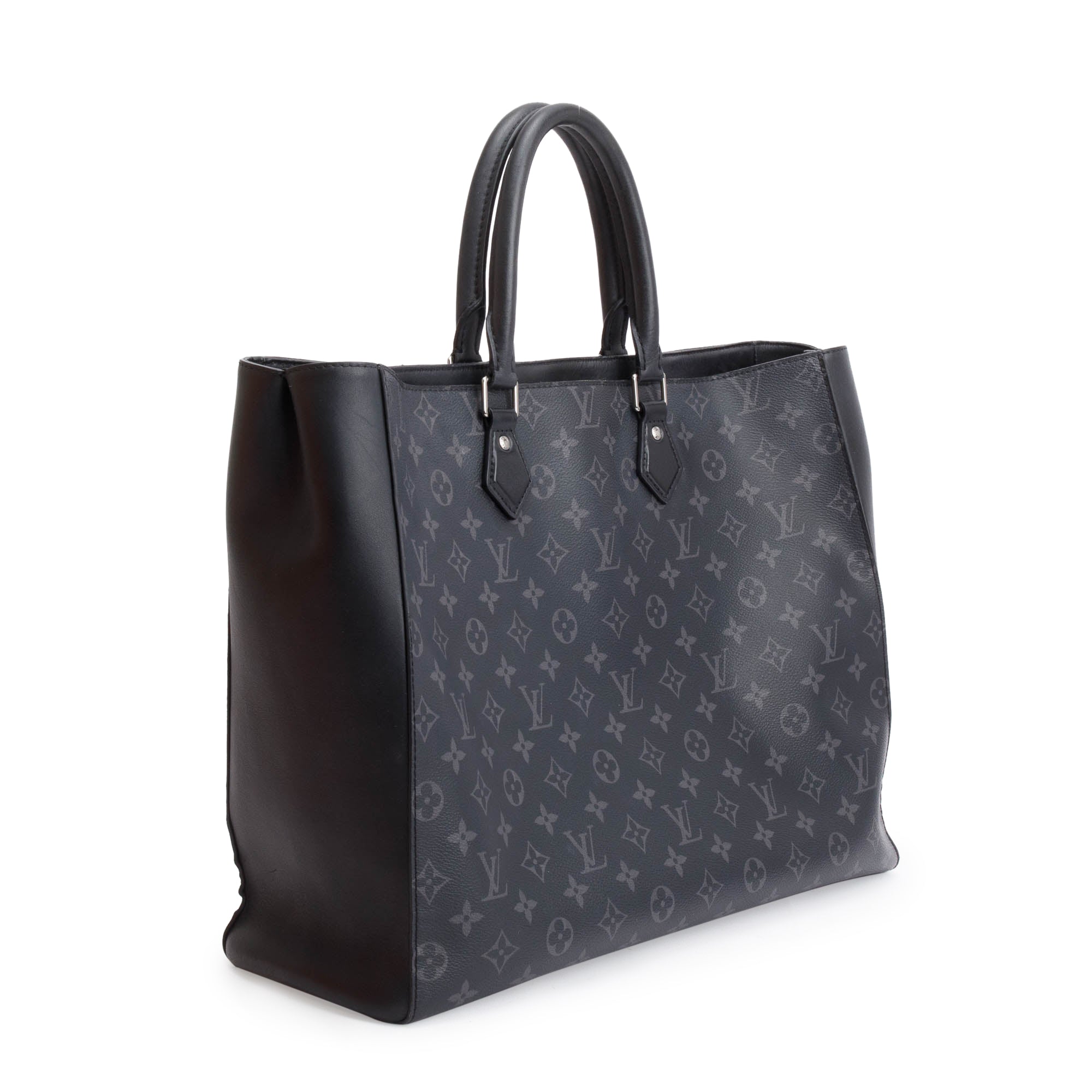 Louis Vuitton 2021 Black Monogram Eclipse Grand Sac w/ Pouch, Box & Receipt