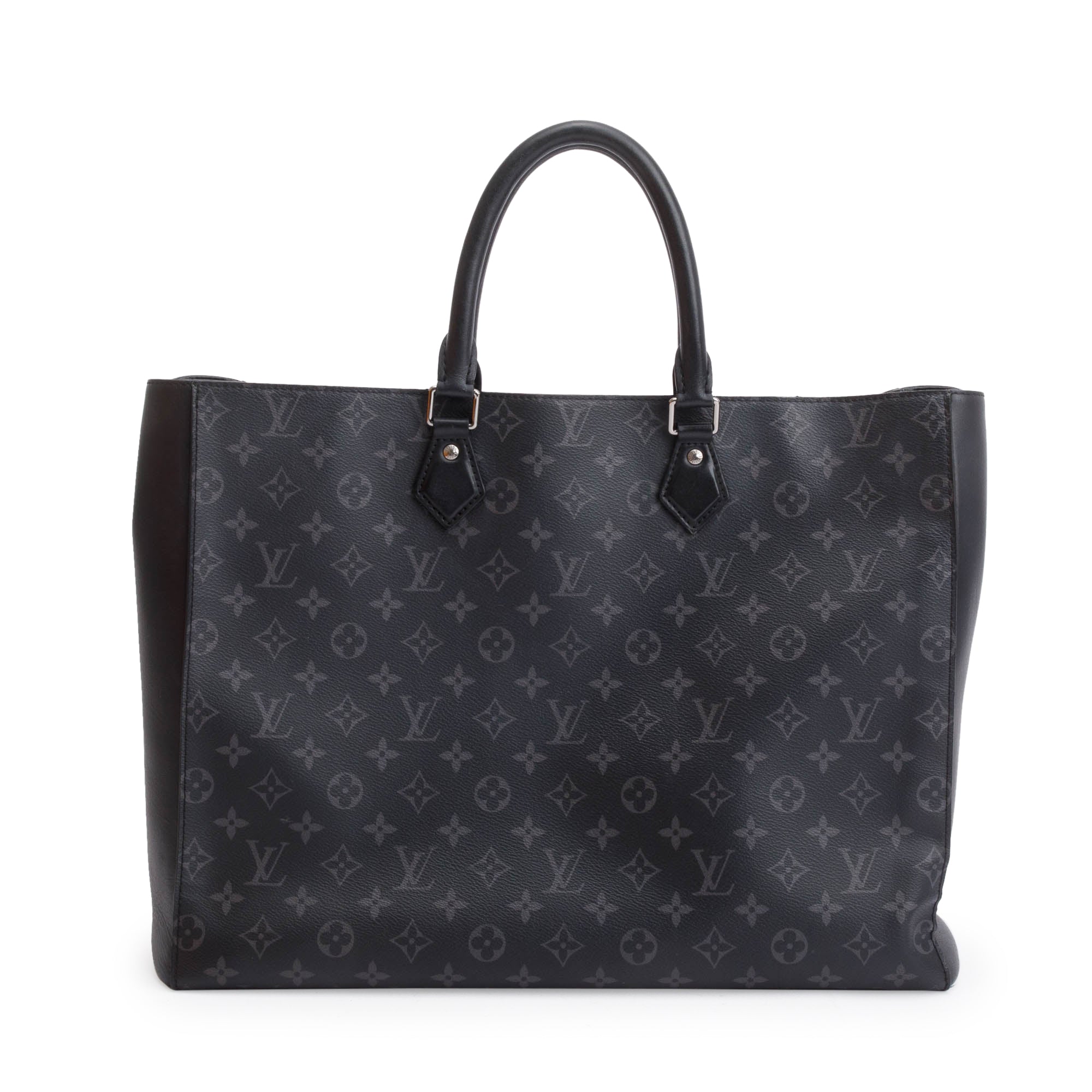 Louis Vuitton 2021 Black Monogram Eclipse Grand Sac w/ Pouch, Box & Receipt